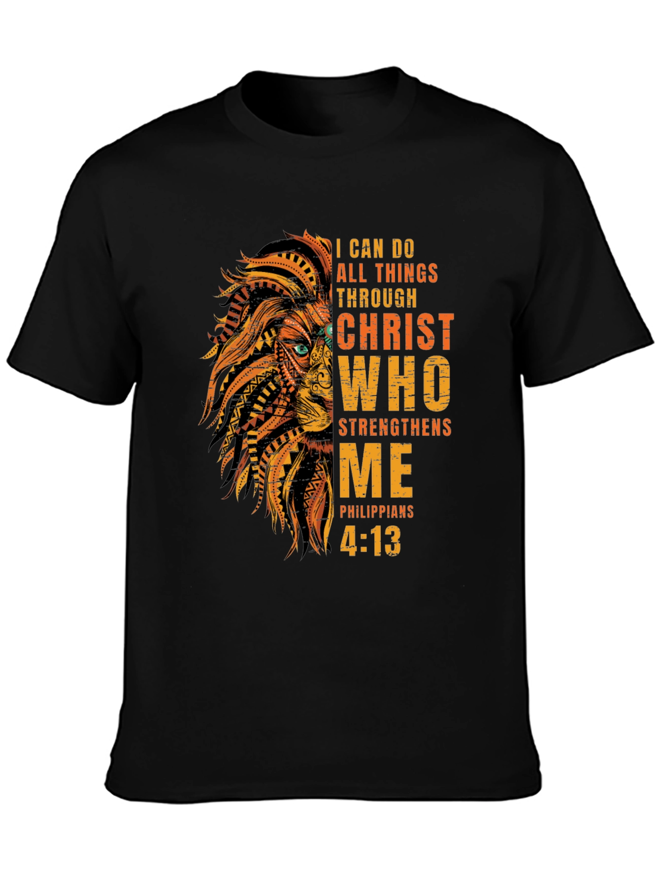 Christian Lion T-Shirt - Philippians 4:13