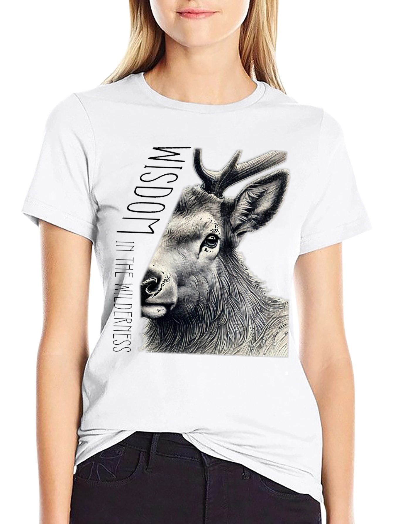 Wisdom in the Wilderness Deer Graphic Tee