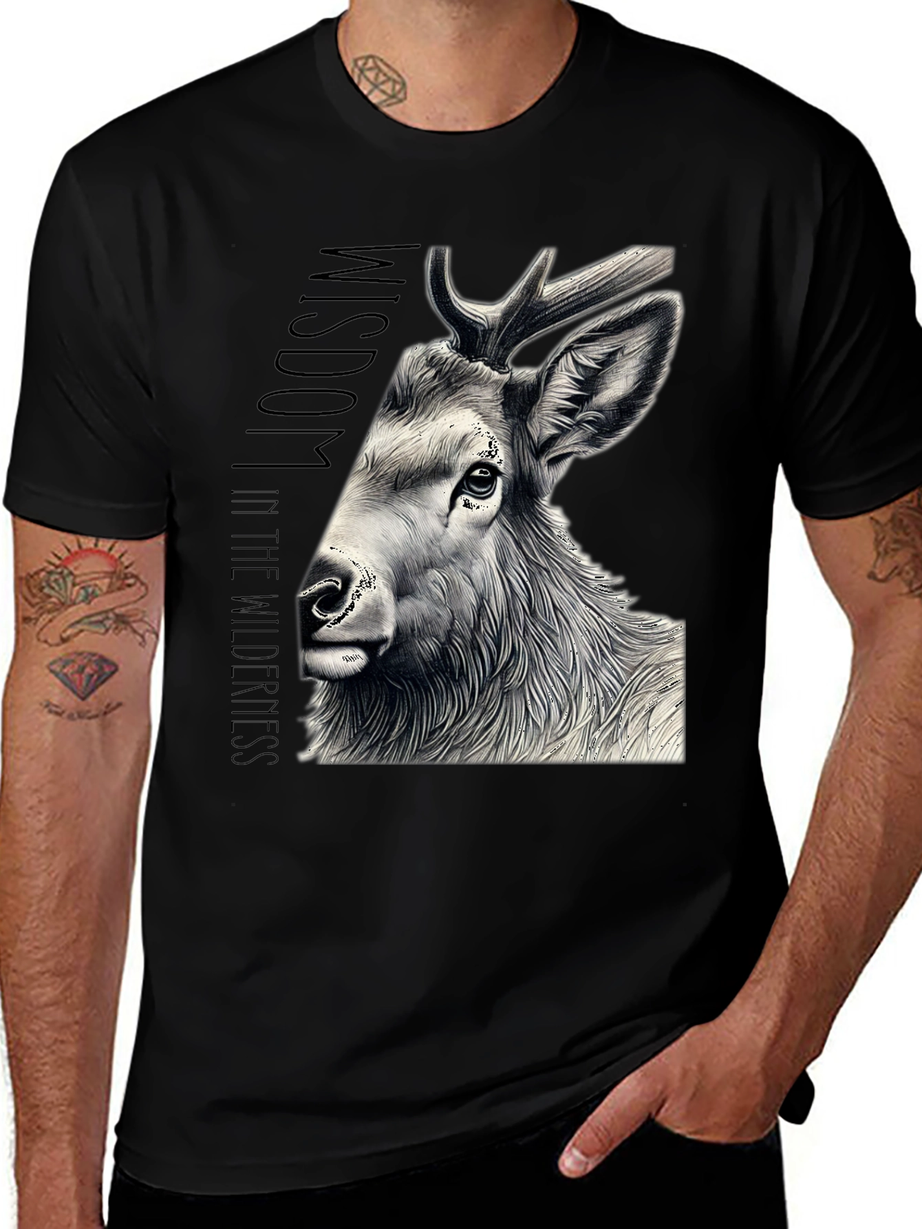 Wisdom in the Wilderness Deer Graphic Tee