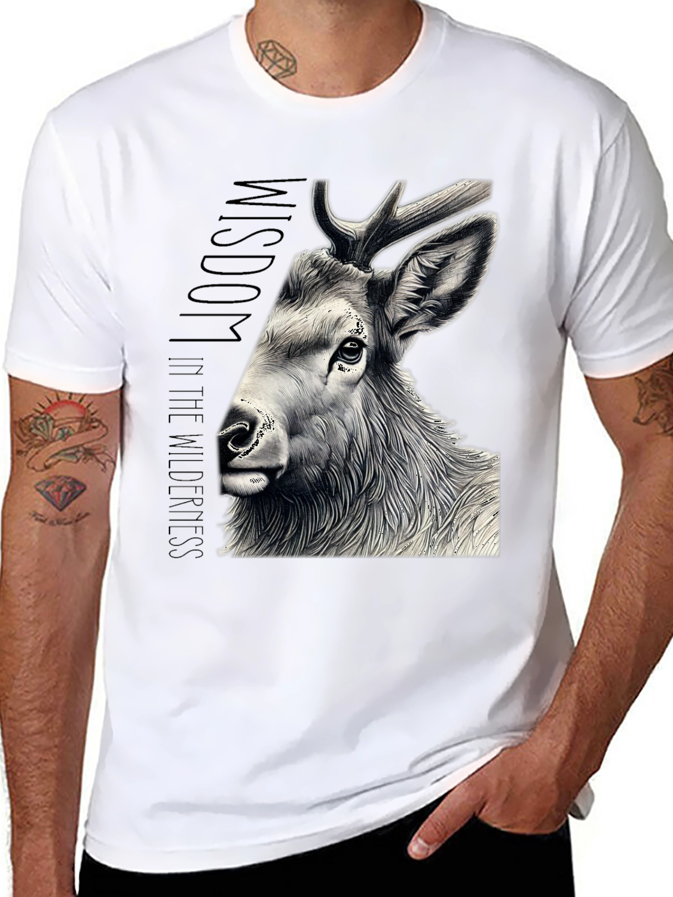 Wisdom in the Wilderness Deer Graphic Tee