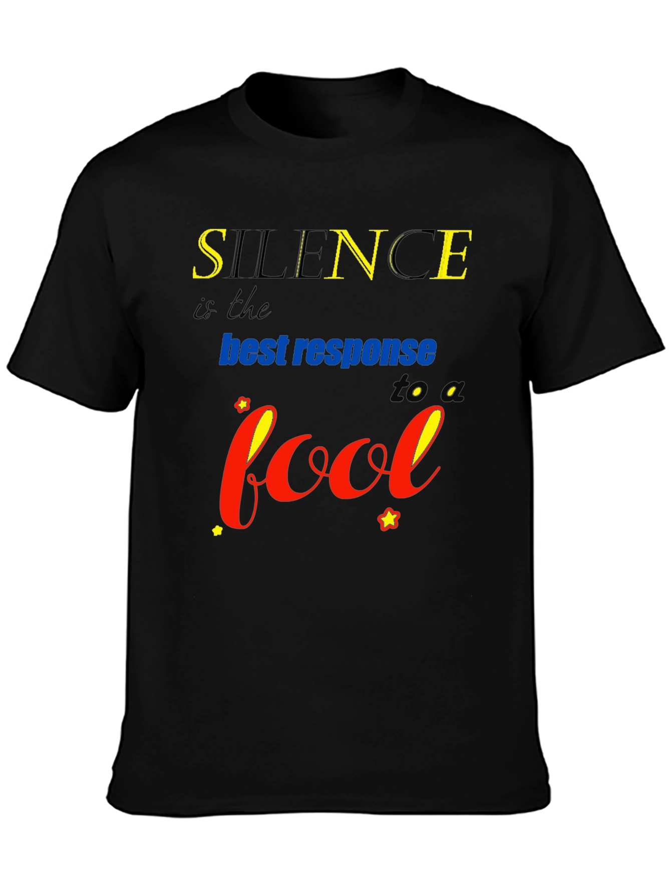 Silence is the Best Response Tee