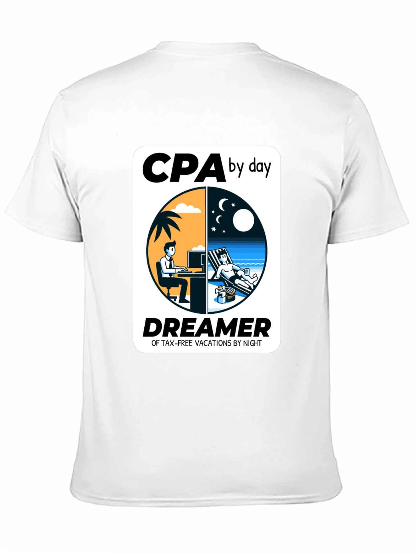CPA By Day Dreamer By Night Graphic T-Shirt