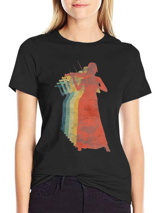 Vintage Violinist T-Shirt - Retro Musician Tee