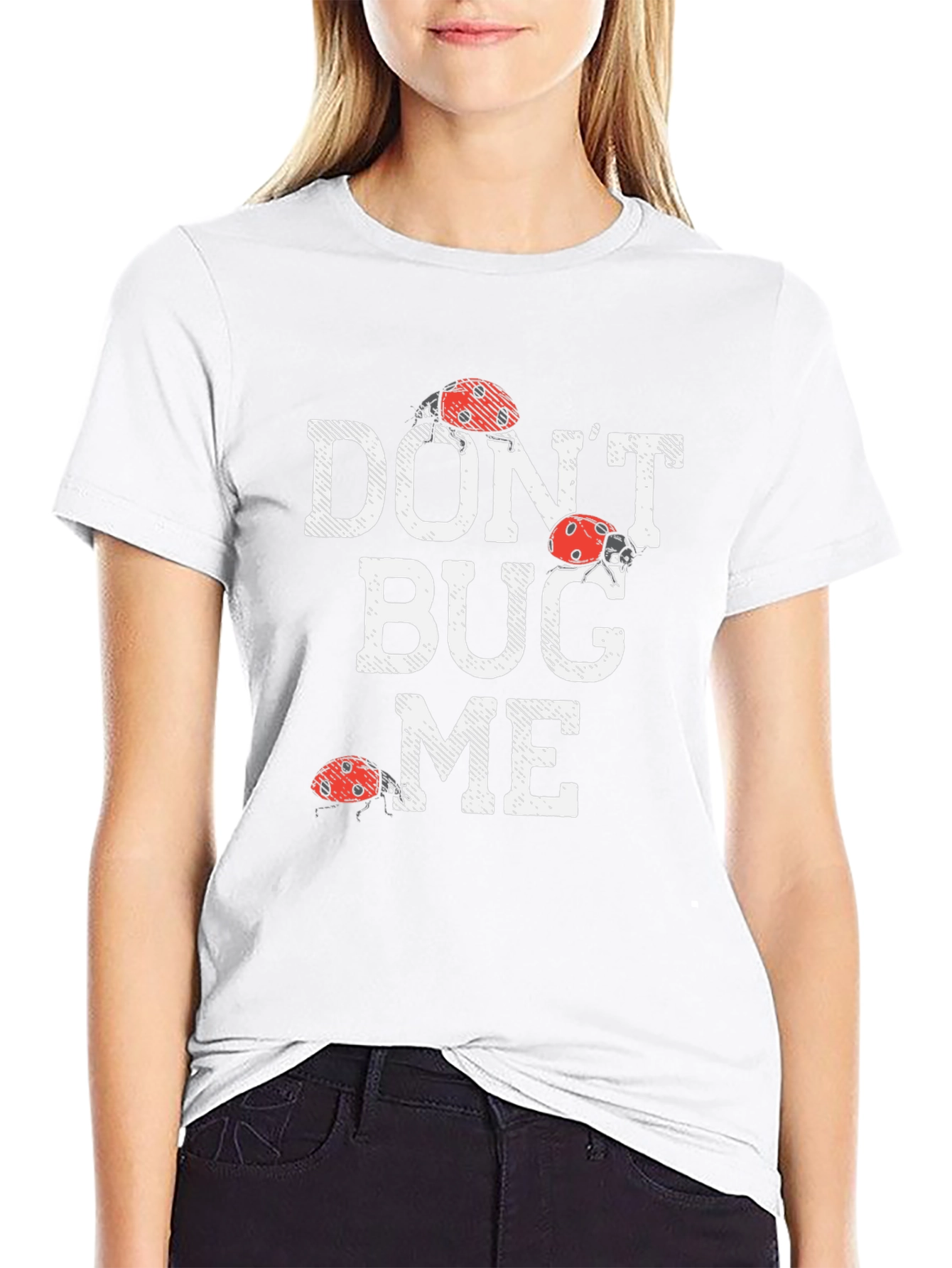 Dont Bug Me Graphic Tee - Funny Ladybug Shirt