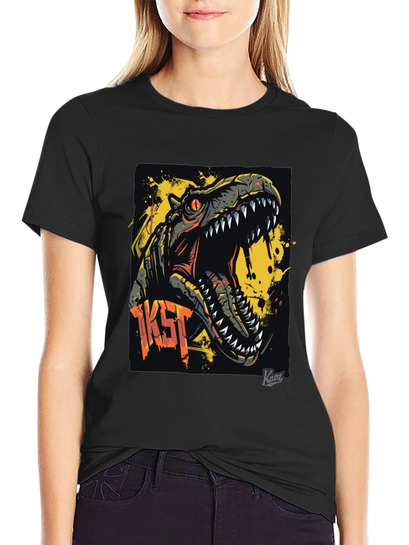 Dino T-Rex Graphic Tee - Rawr!