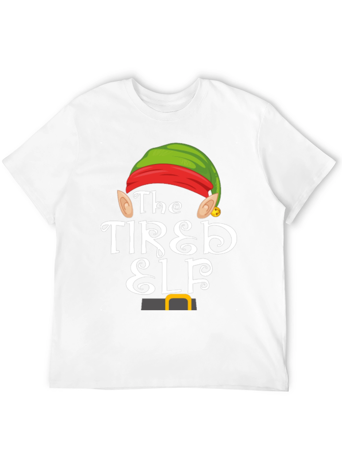 The Tired Elf T-Shirt - Holiday Christmas Tee