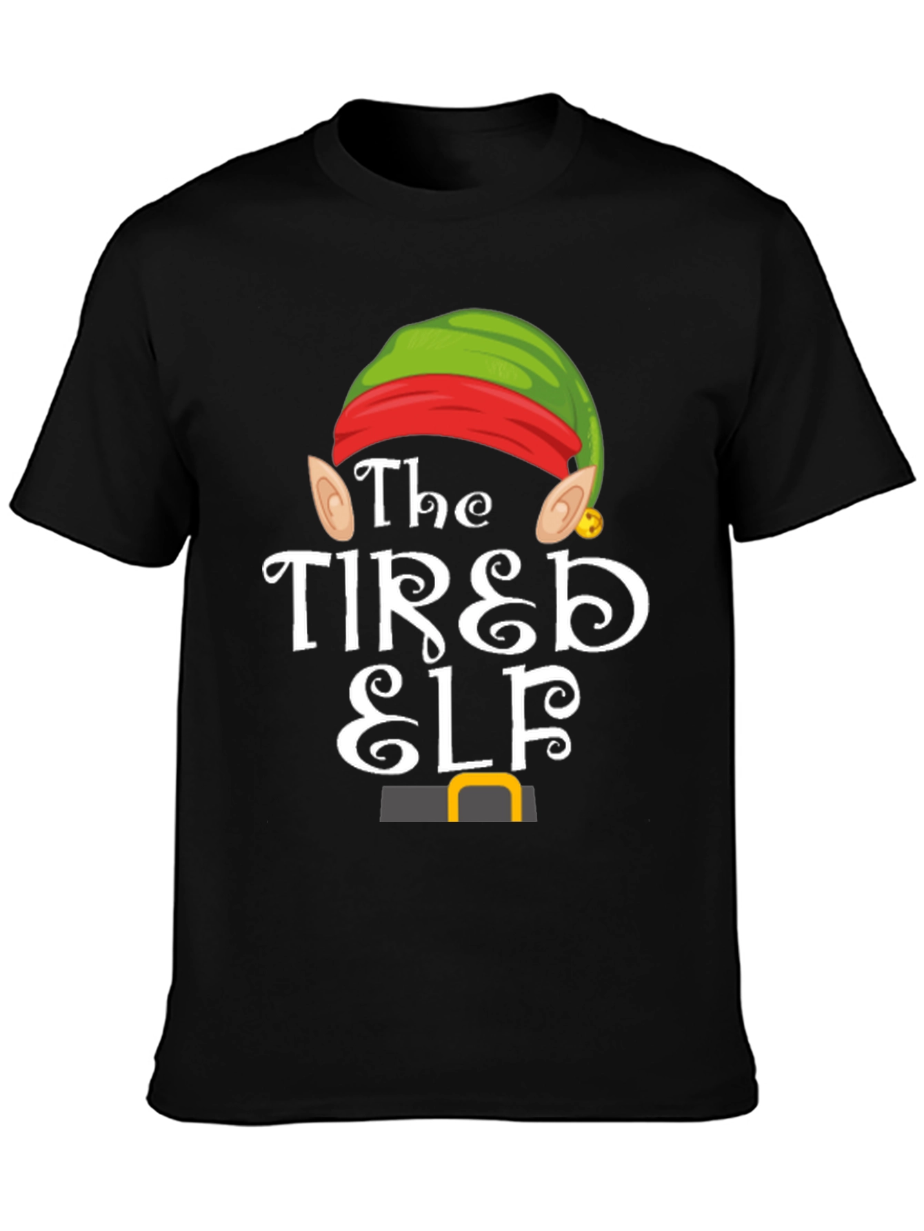 The Tired Elf T-Shirt - Holiday Christmas Tee