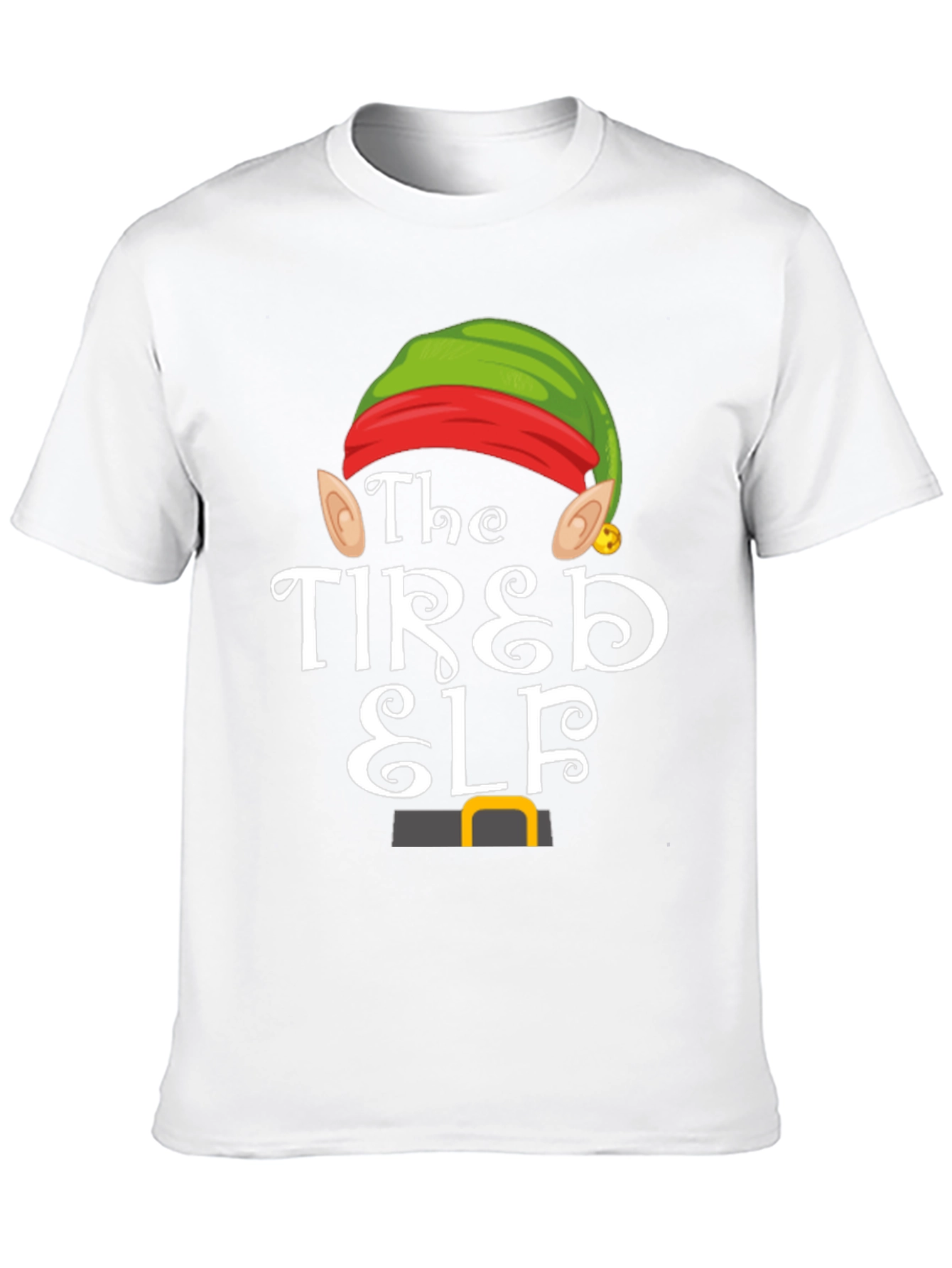 The Tired Elf T-Shirt - Holiday Christmas Tee