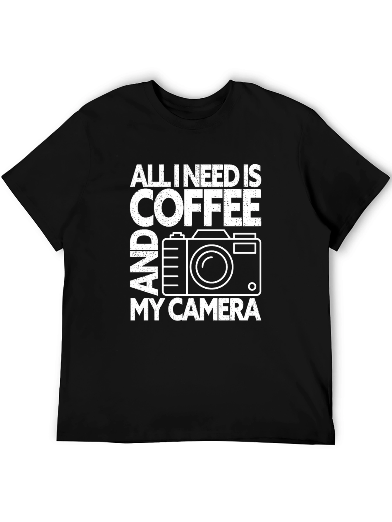 Coffee and Camera Graphic Tee - Photographers Shirt