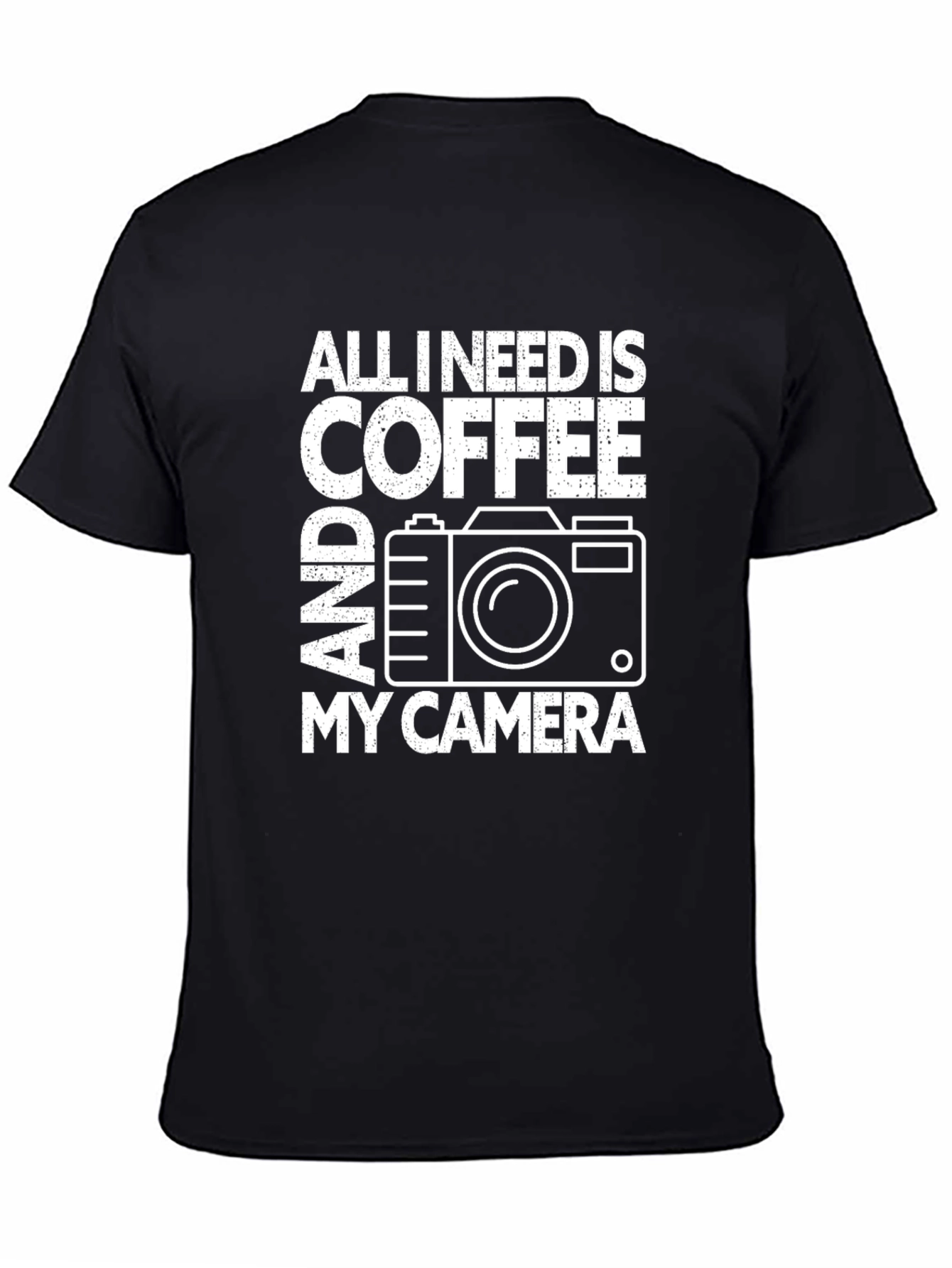 Coffee and Camera Graphic Tee - Photographers Shirt