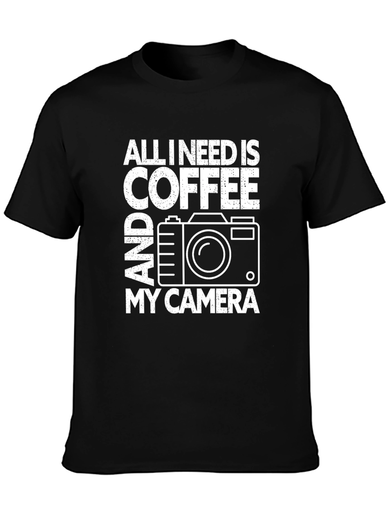 Coffee and Camera Graphic Tee - Photographers Shirt