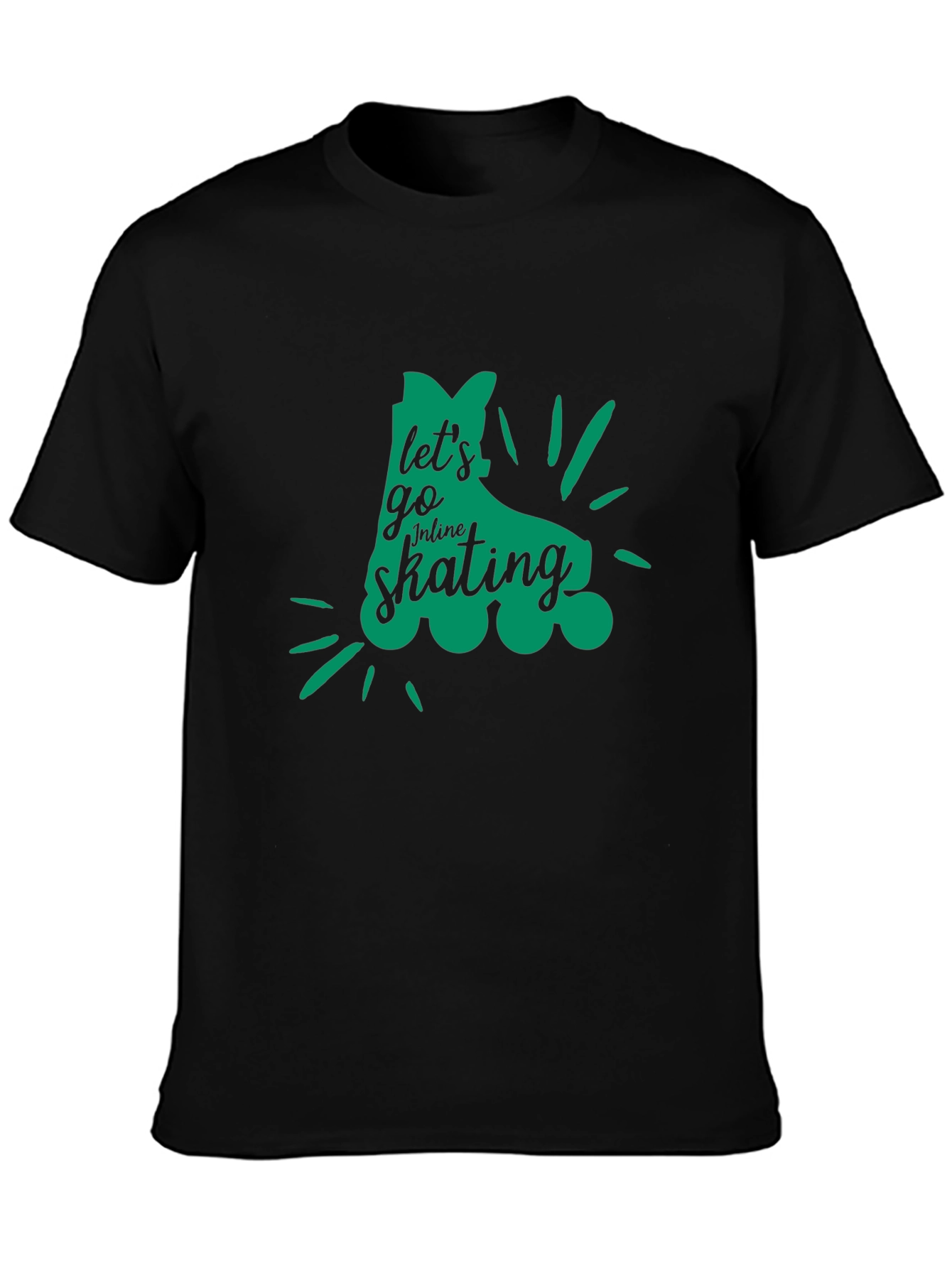 Lets Go Inline Skating Graphic Tee