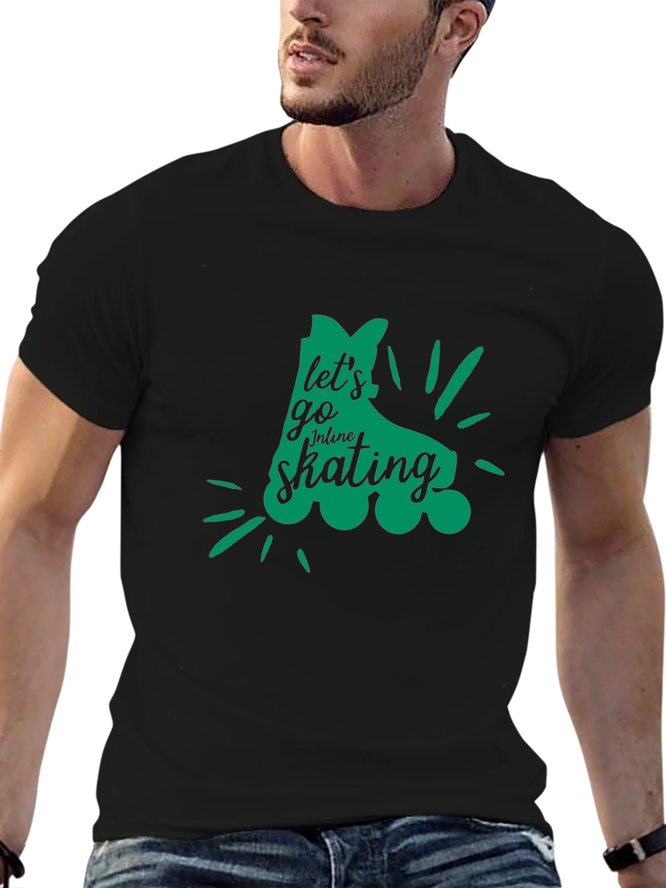 Lets Go Inline Skating Graphic Tee
