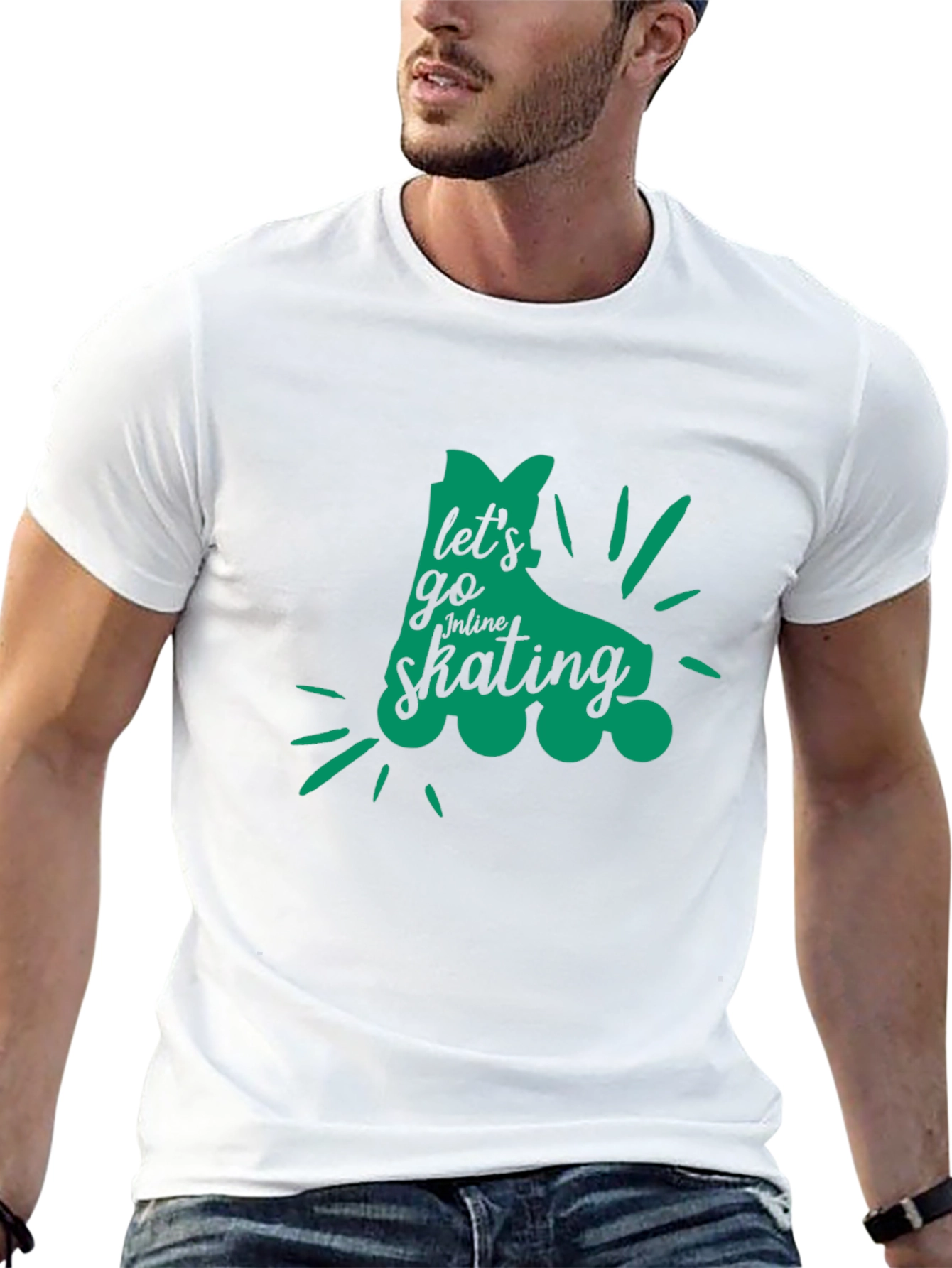 Lets Go Inline Skating Graphic Tee