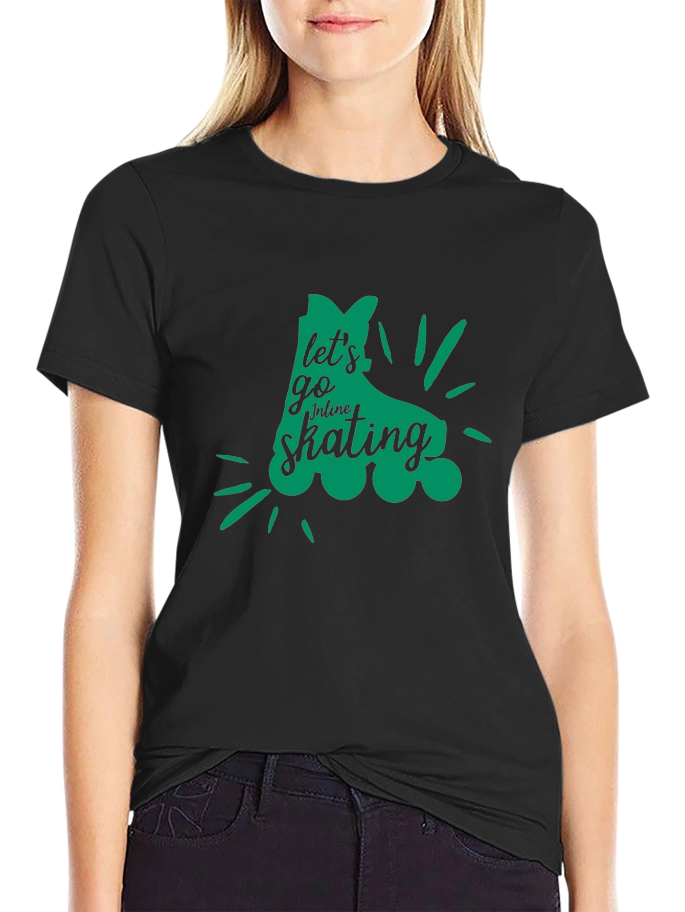 Lets Go Inline Skating Graphic Tee