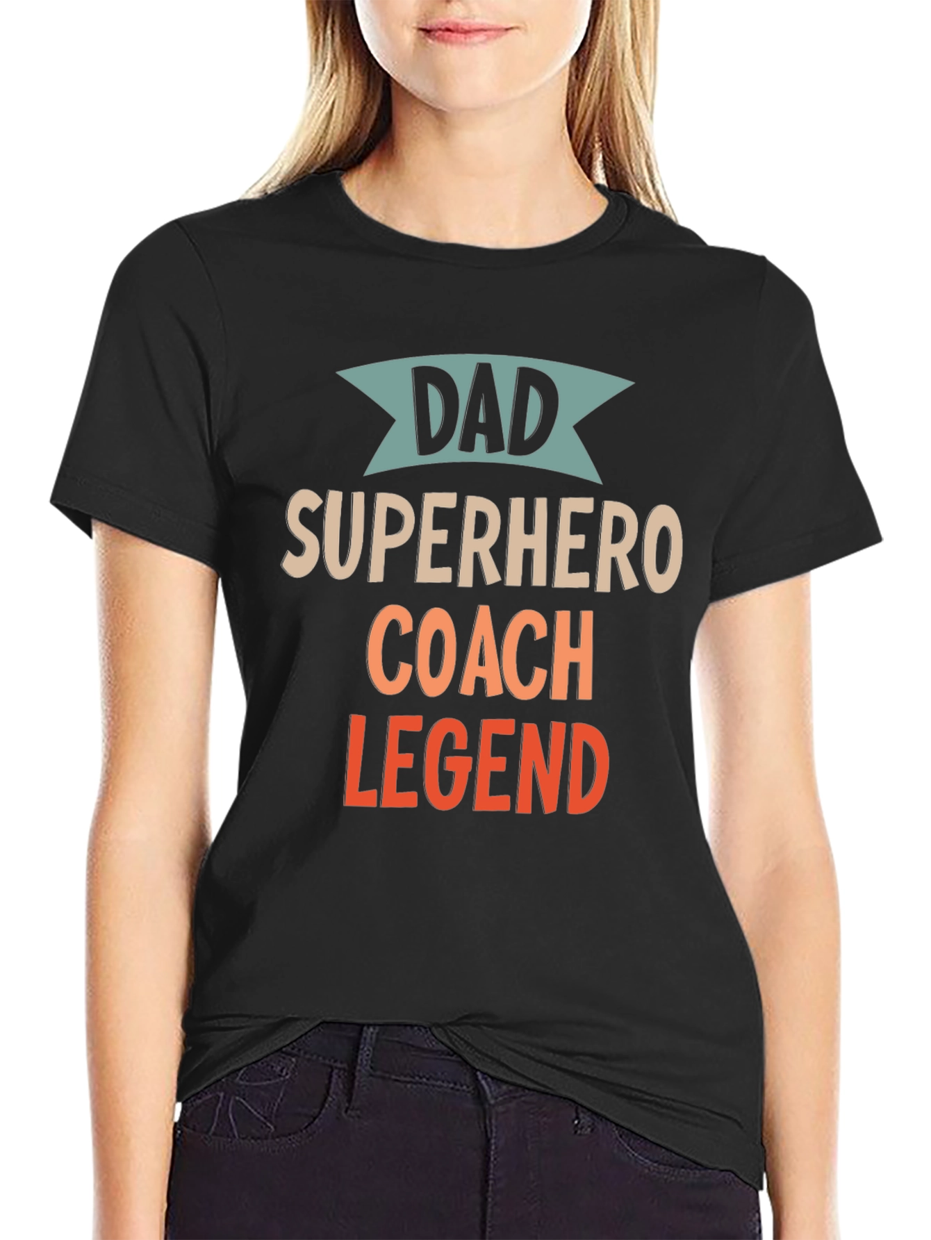 Dad Superhero Coach Legend T-Shirt
