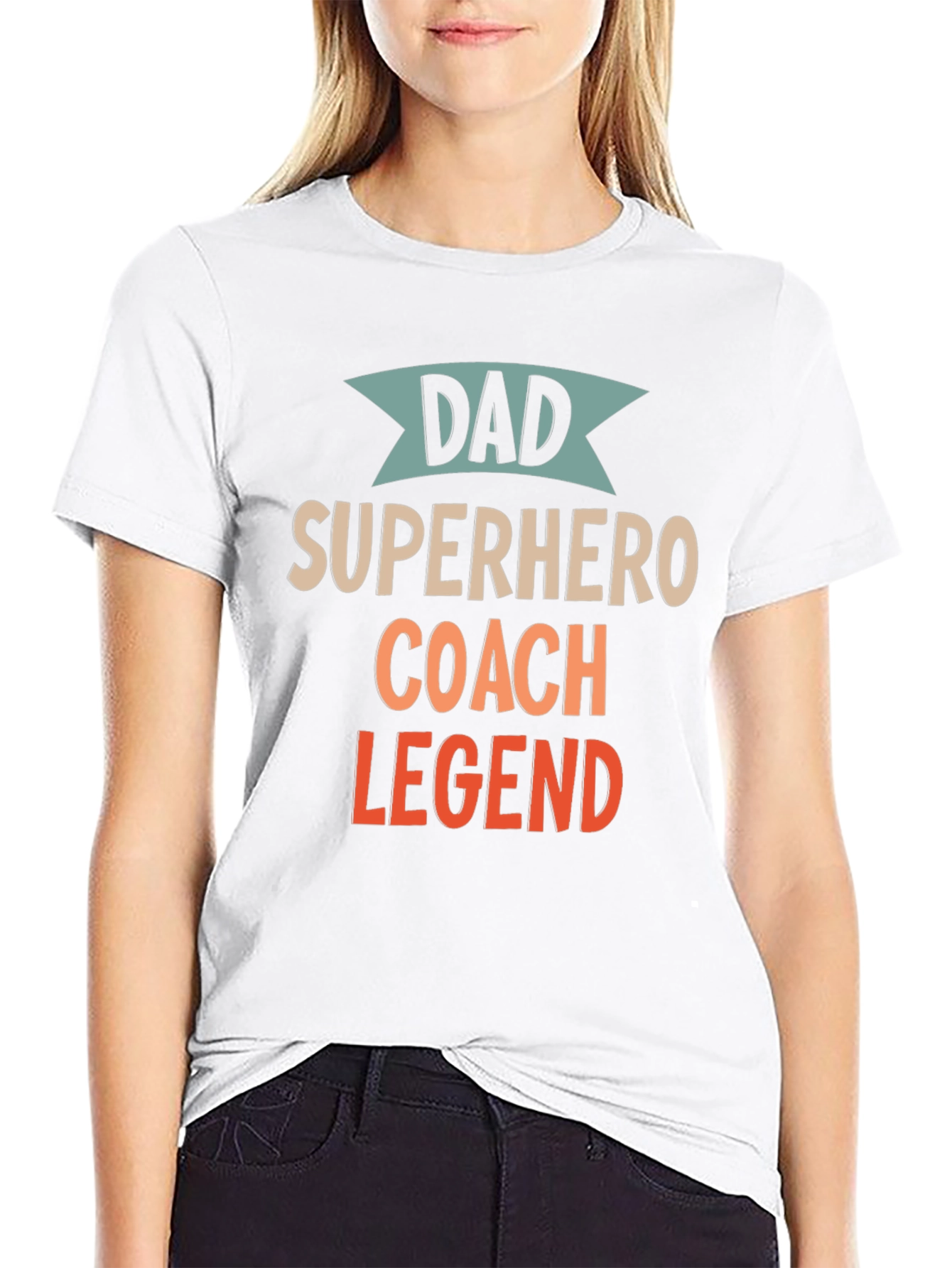 Dad Superhero Coach Legend T-Shirt