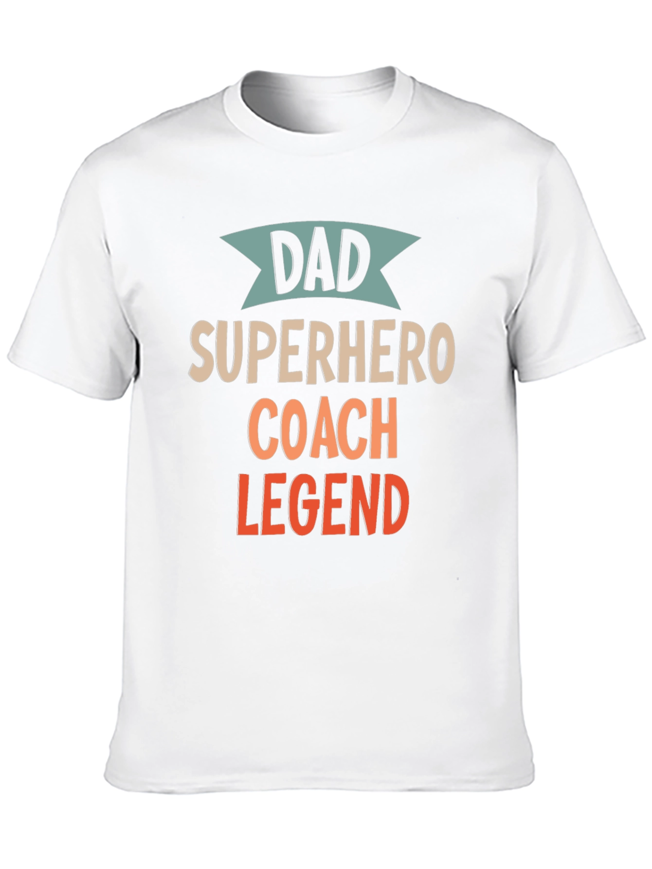 Dad Superhero Coach Legend T-Shirt