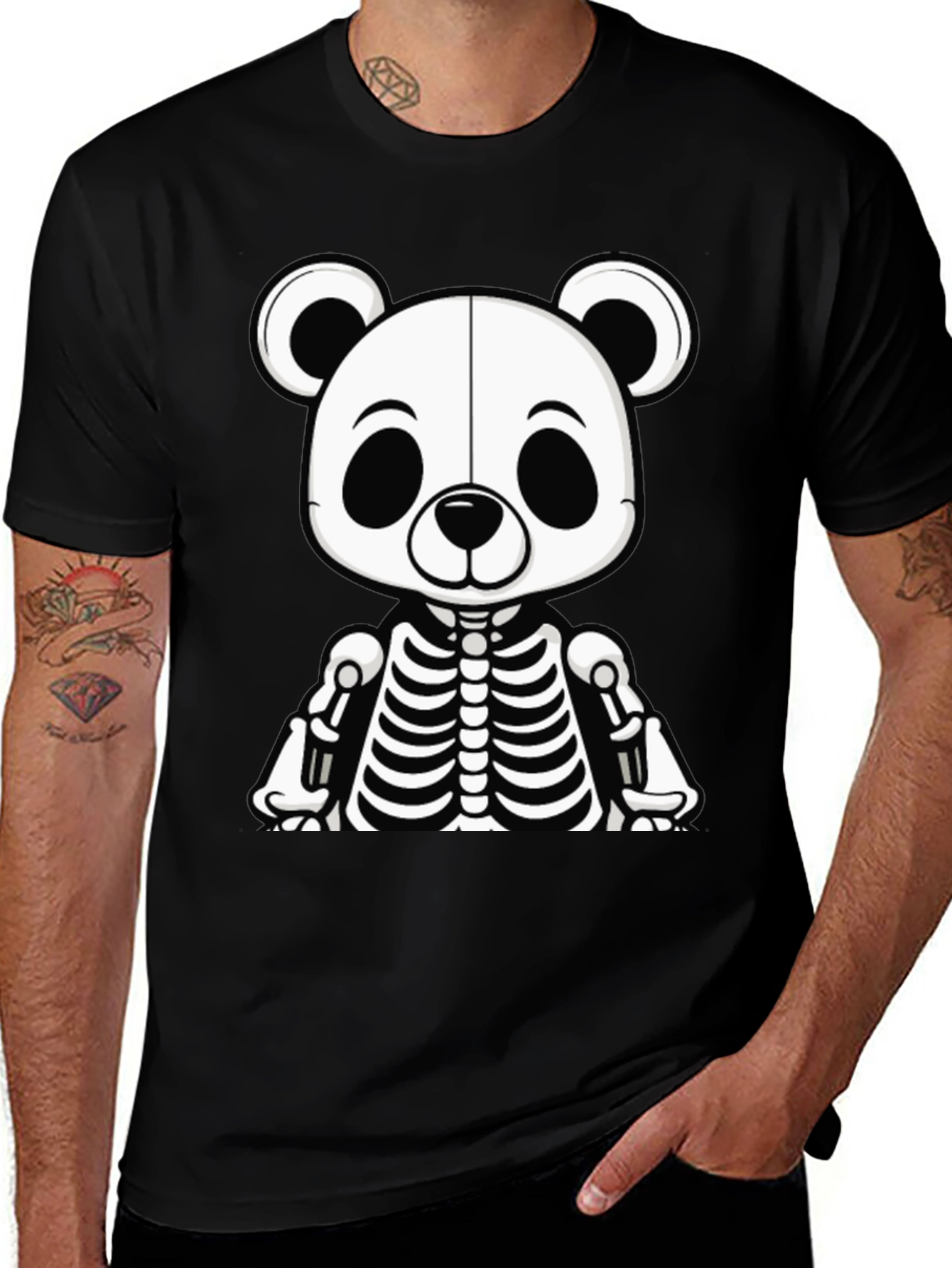 Skeleton Bear T-Shirt - Halloween