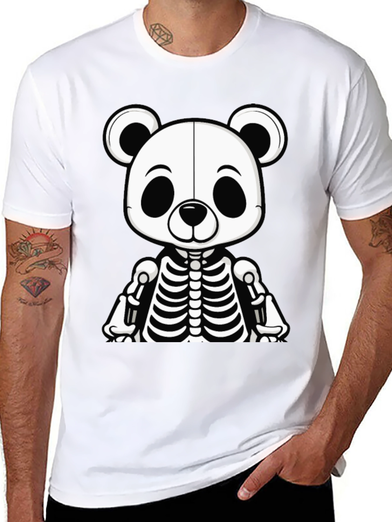 Skeleton Bear T-Shirt - Halloween