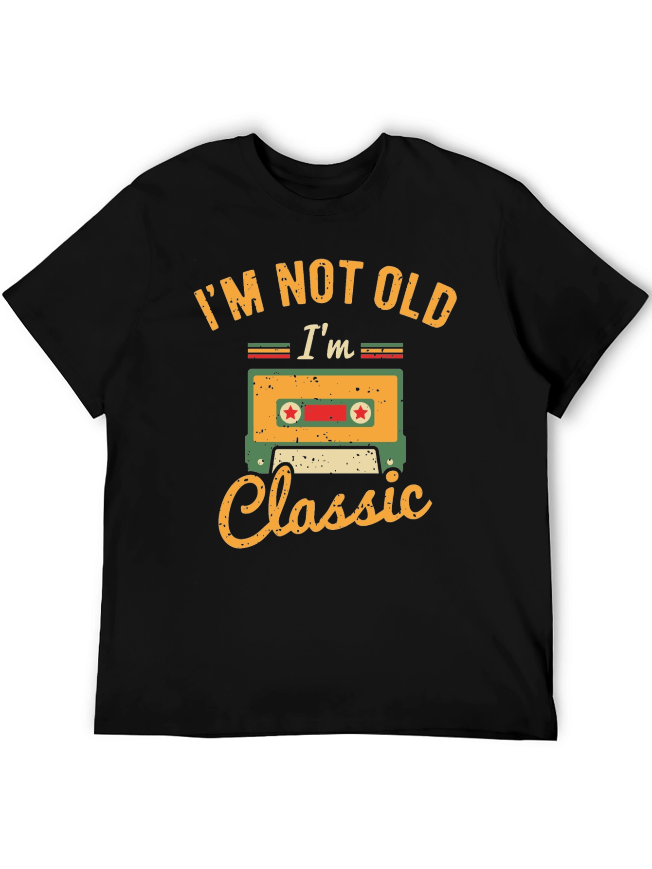 Im Not Old Im Classic Cassette Tape Graphic T-Shirt