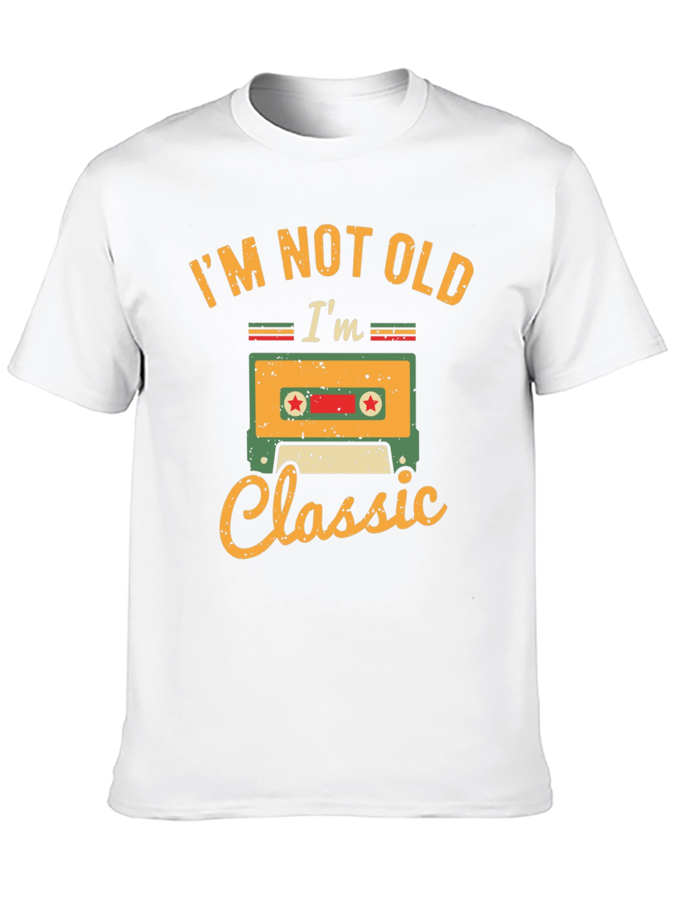 Im Not Old Im Classic Cassette Tape Graphic T-Shirt