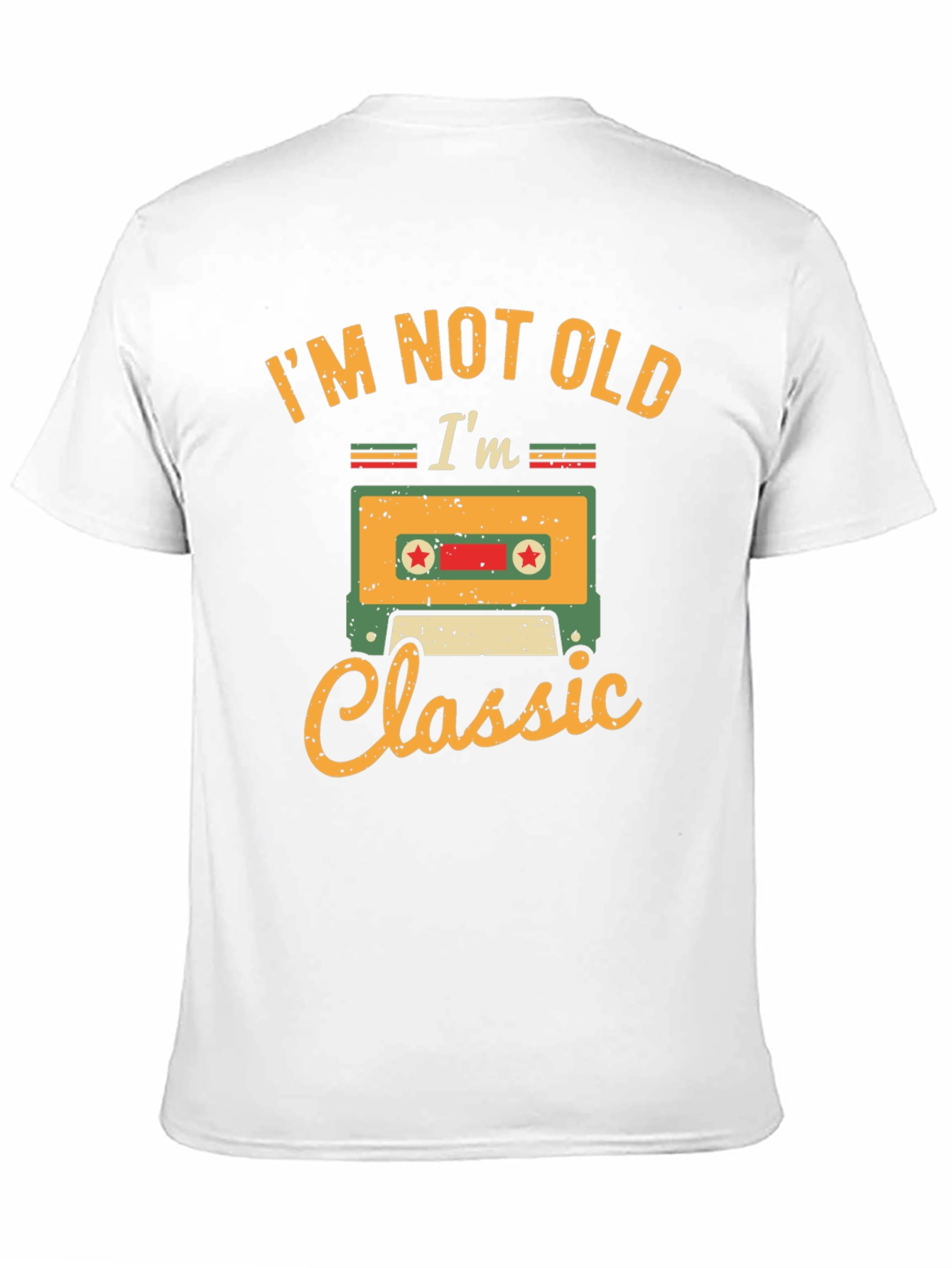 Im Not Old Im Classic Cassette Tape Graphic T-Shirt