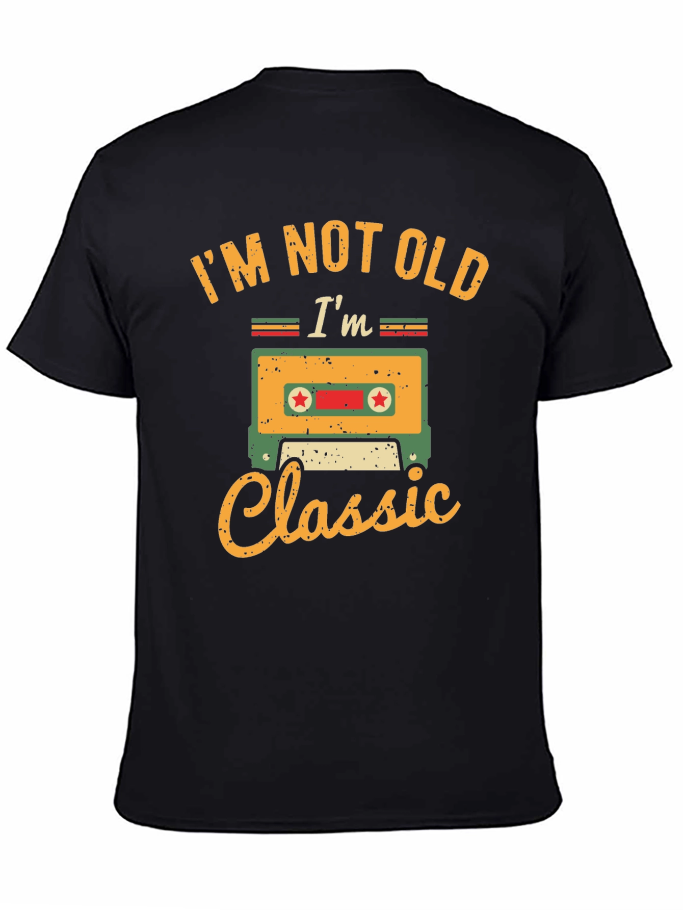 Im Not Old Im Classic Cassette Tape Graphic T-Shirt