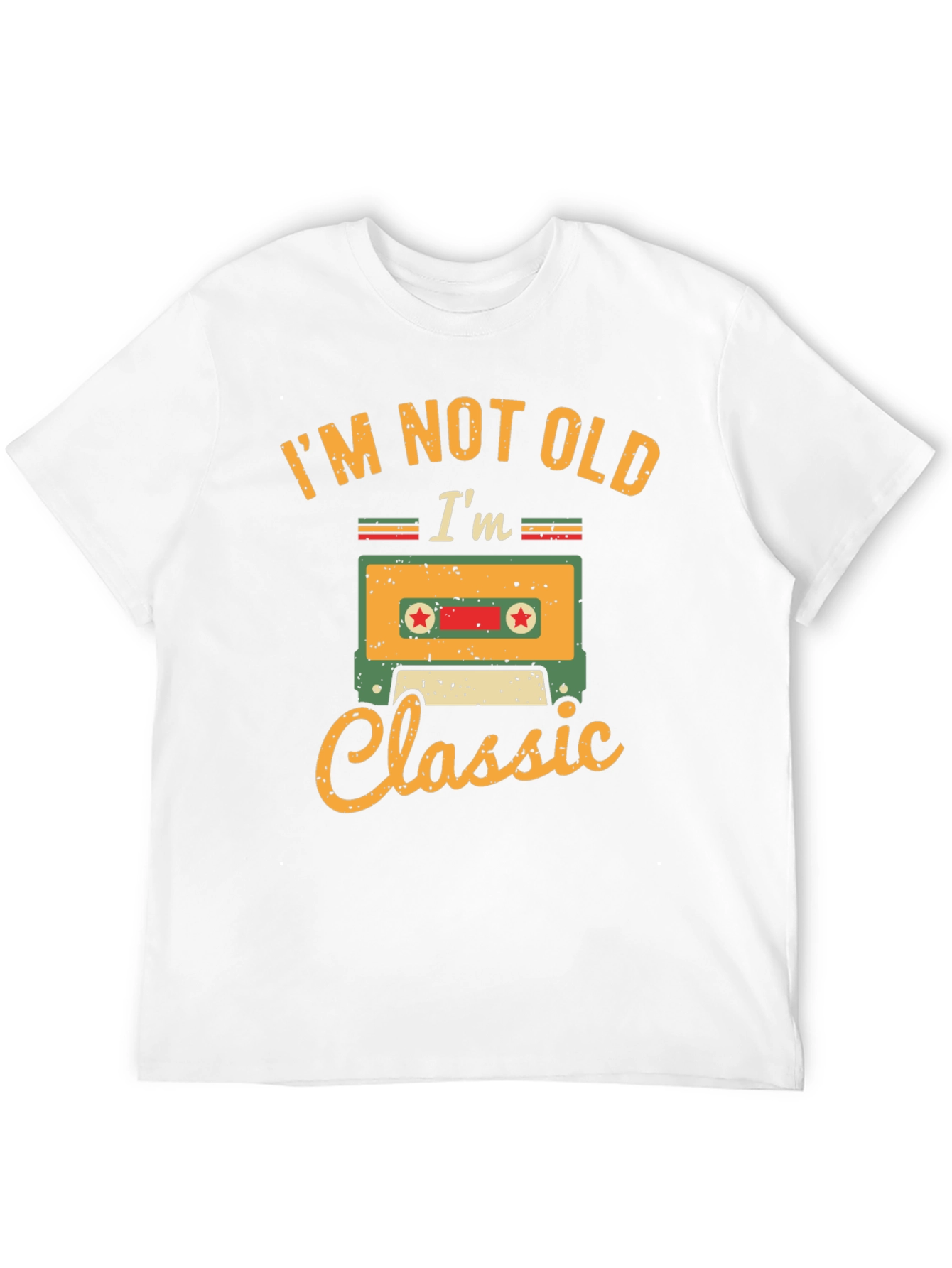 Im Not Old Im Classic Cassette Tape Graphic T-Shirt