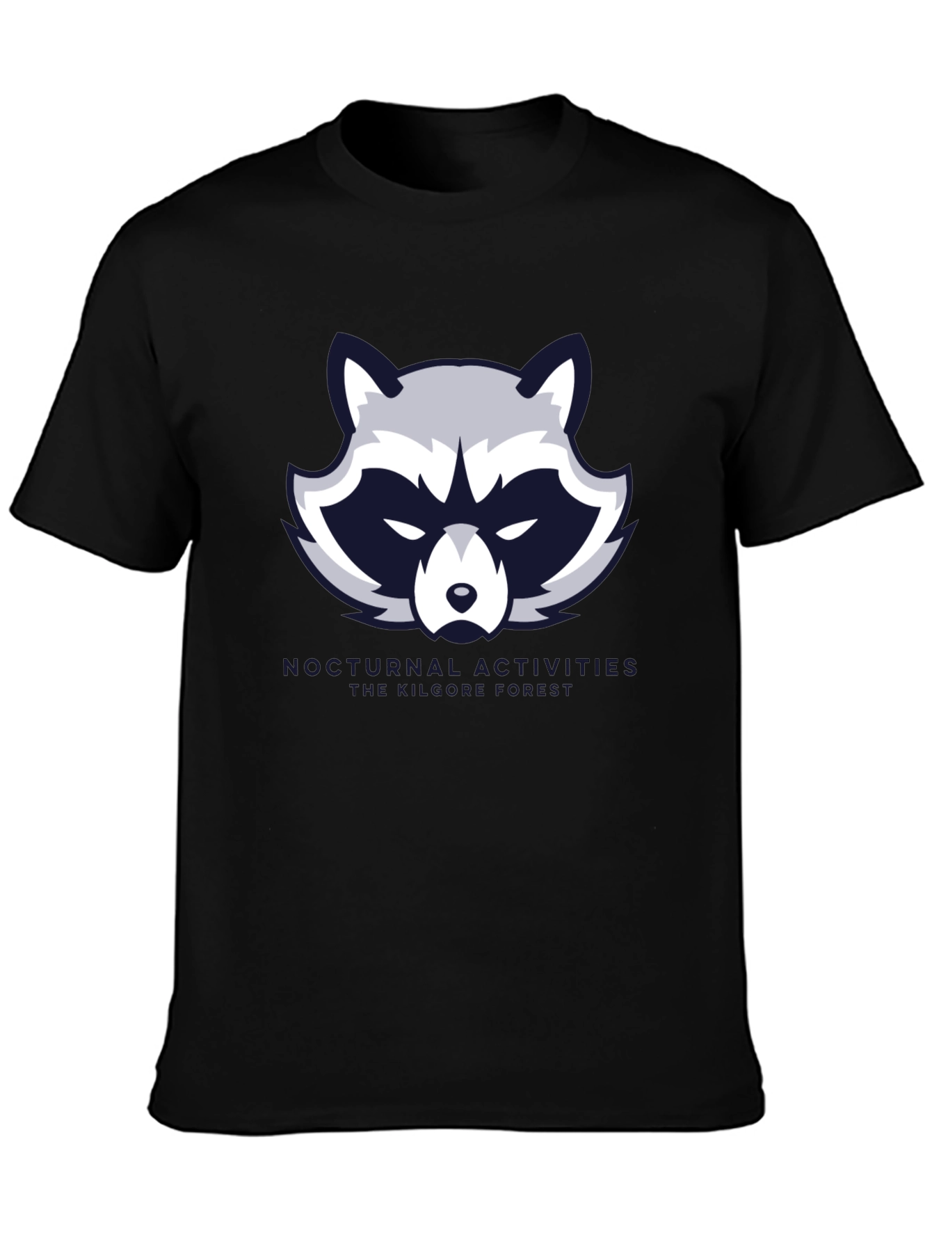 Nocturnal Activities Raccoon Graphic Tee