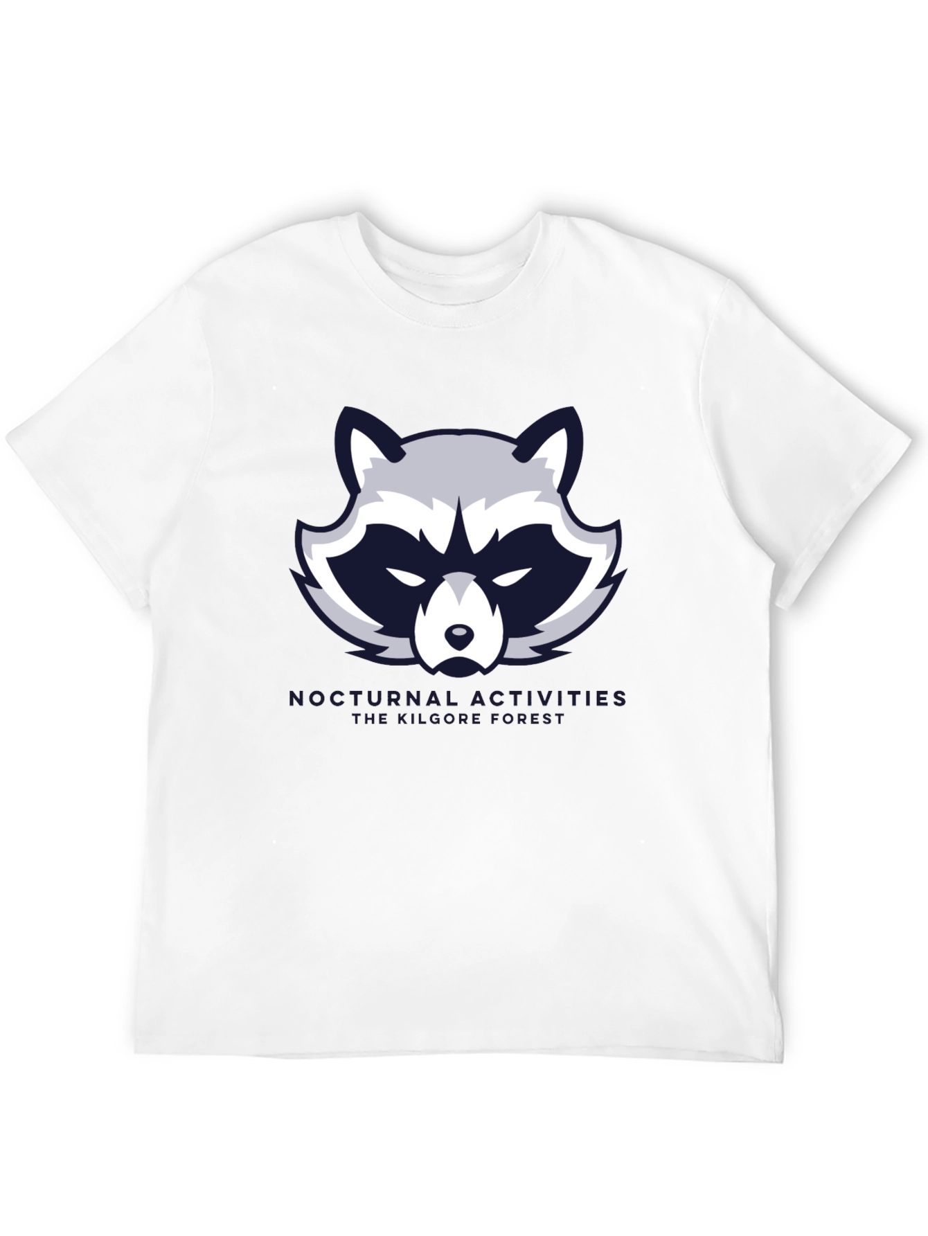 Nocturnal Activities Raccoon Graphic Tee
