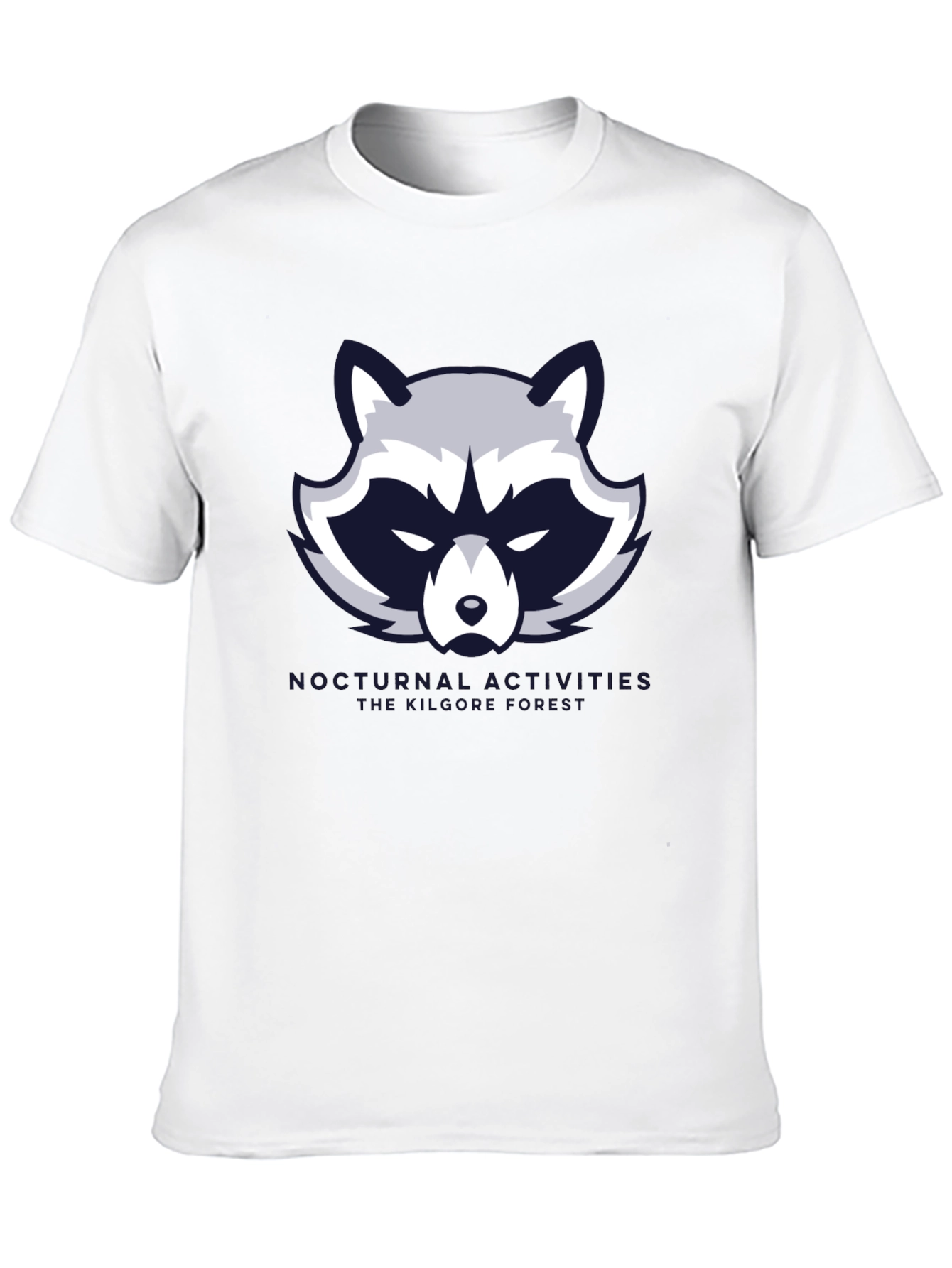 Nocturnal Activities Raccoon Graphic Tee