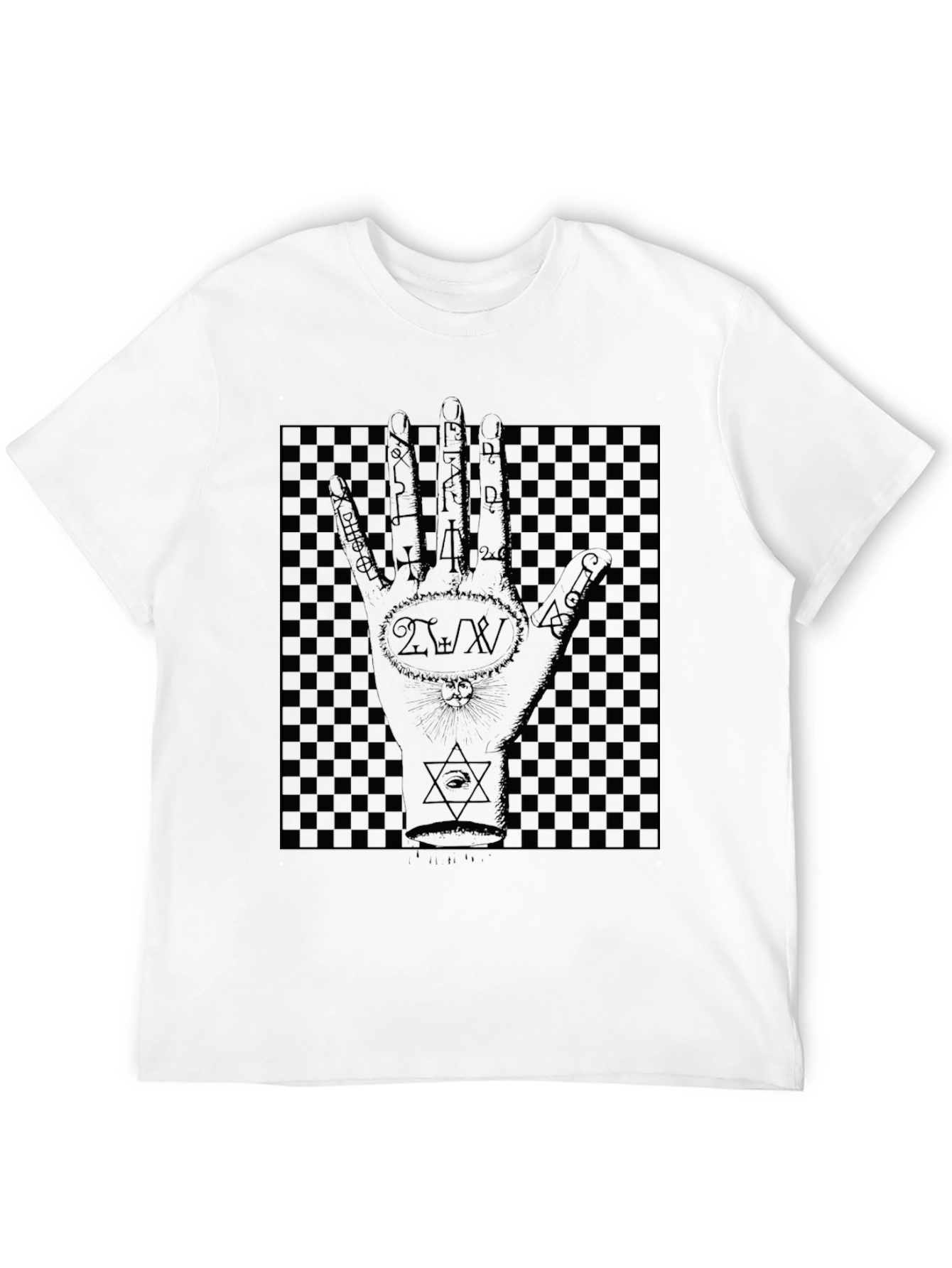 Mystic Hand Graphic Print Black T-Shirt