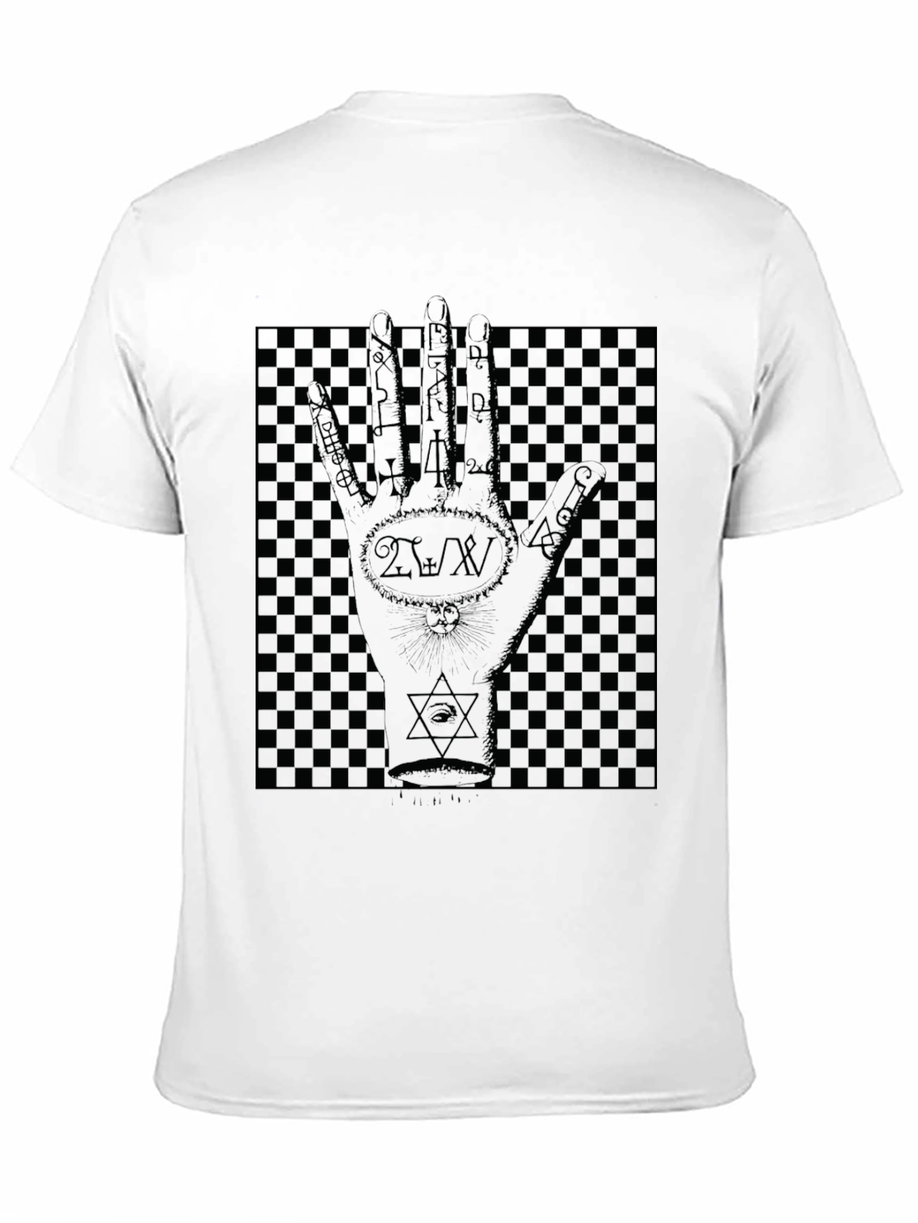 Mystic Hand Graphic Print Black T-Shirt
