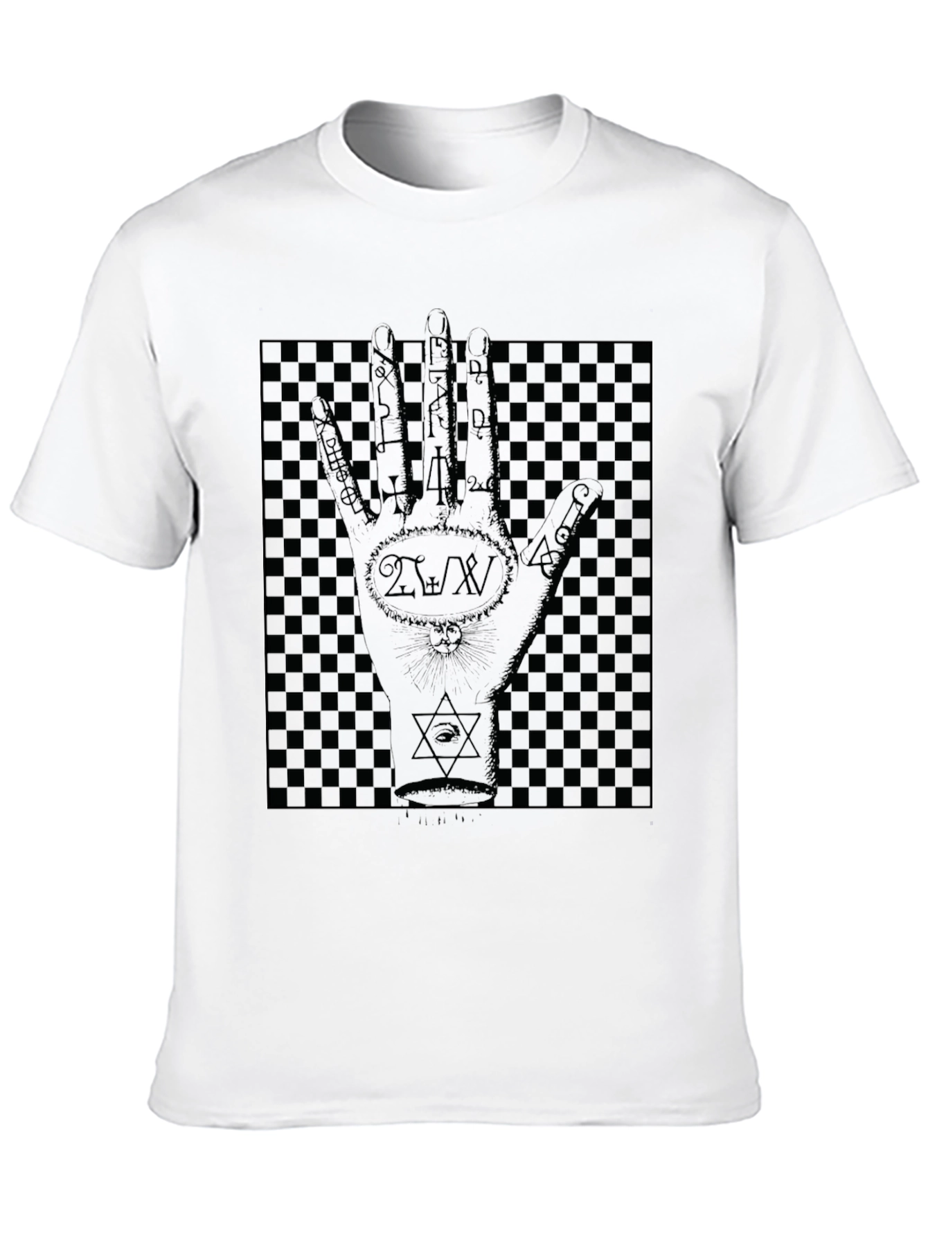 Mystic Hand Graphic Print Black T-Shirt