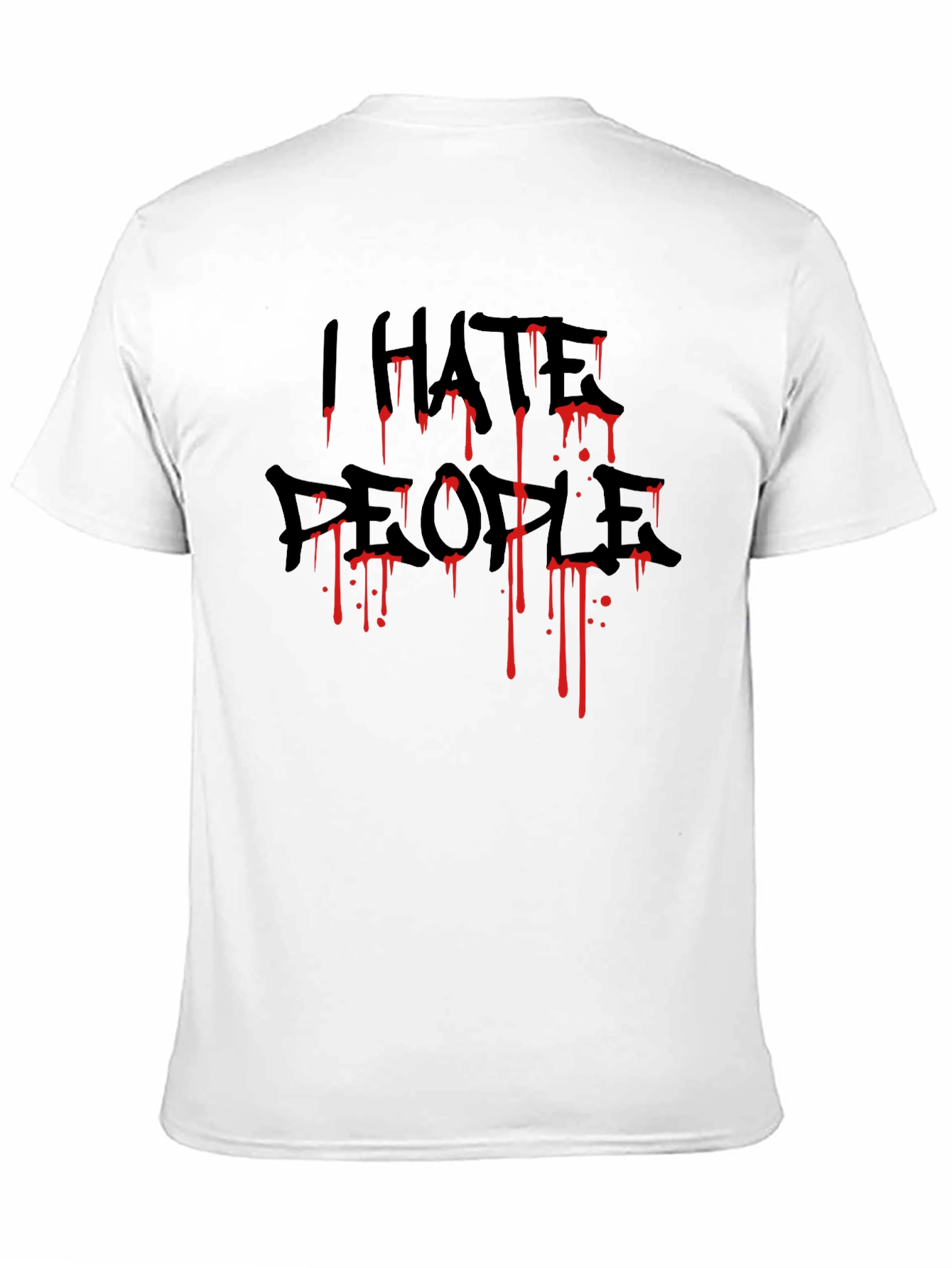 I HATE PEOPLE Graphic Tee - Black