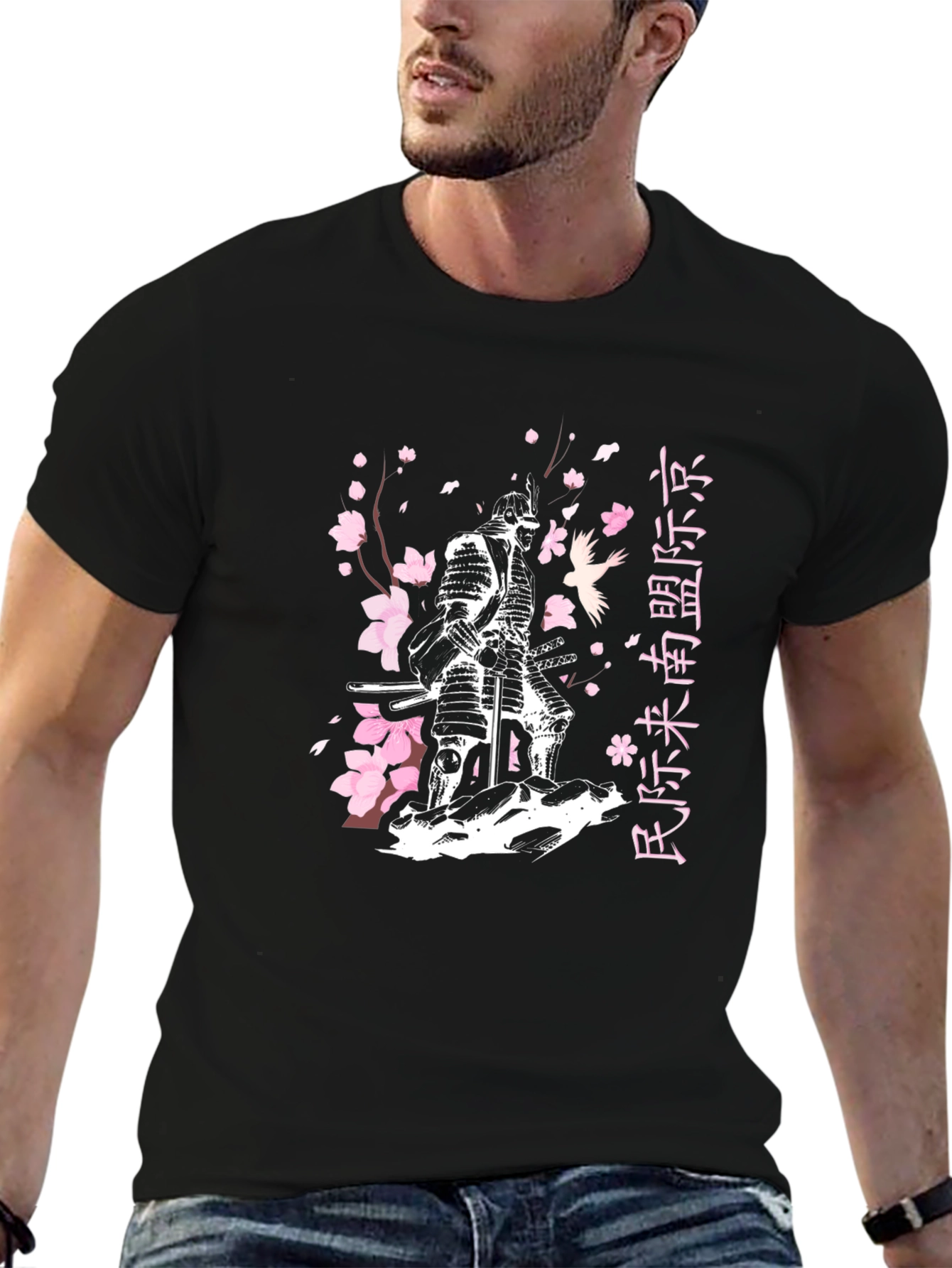 Samurai Graphic Tee - Japanese Warrior T-Shirt