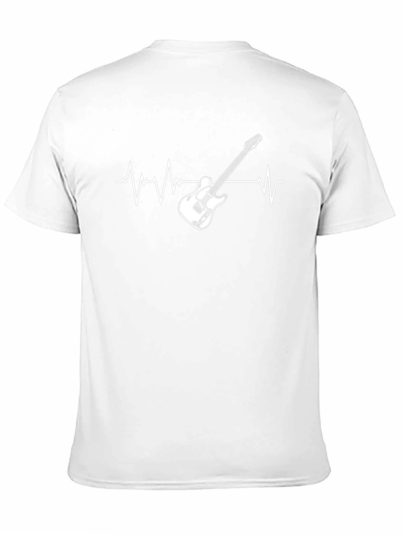 Guitar Heartbeat Graphic T-Shirt