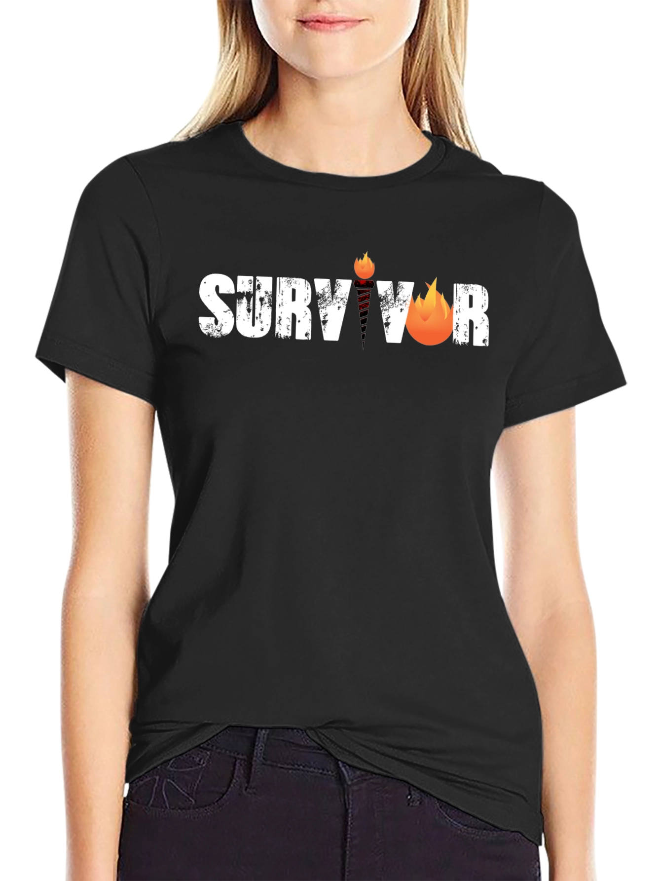 Survivor Graphic Tee - Torch Logo