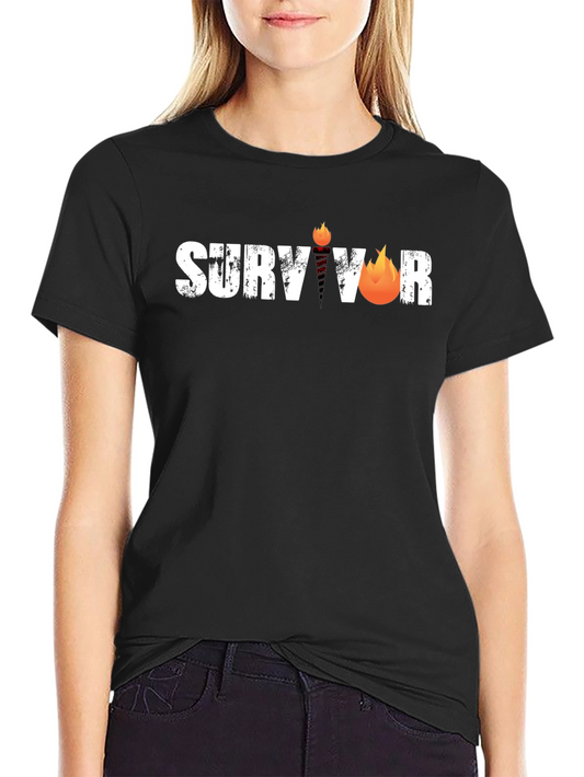 Survivor Graphic Tee - Torch Logo