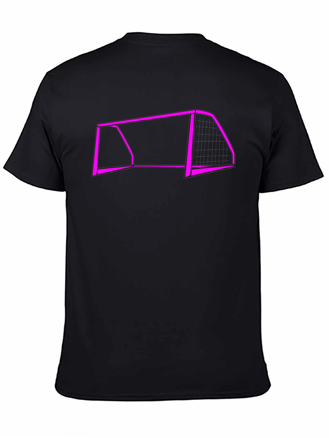 Soccer Goal Graphic Tee - Black