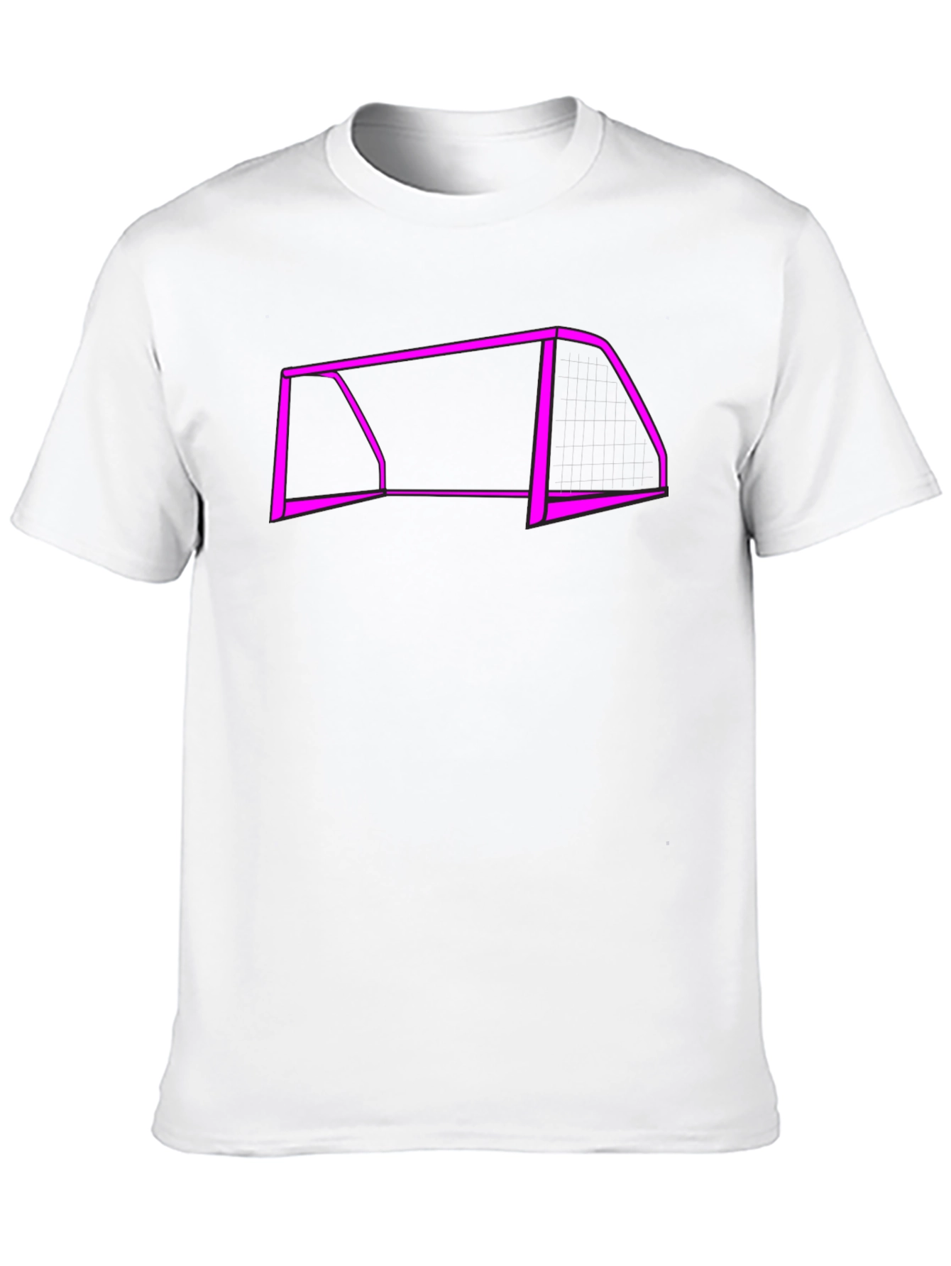 Soccer Goal Graphic Tee - Black