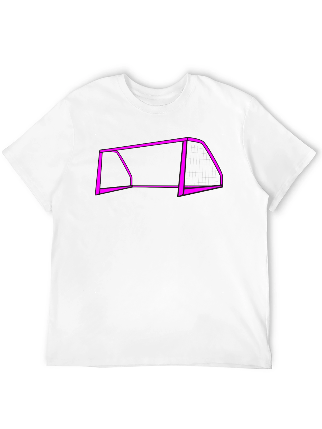 Soccer Goal Graphic Tee - Black
