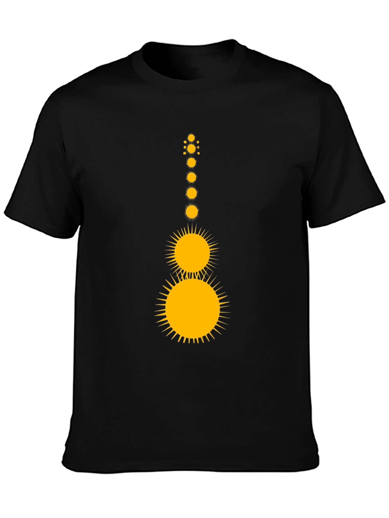 Solar Guitar Graphic Tee - Black