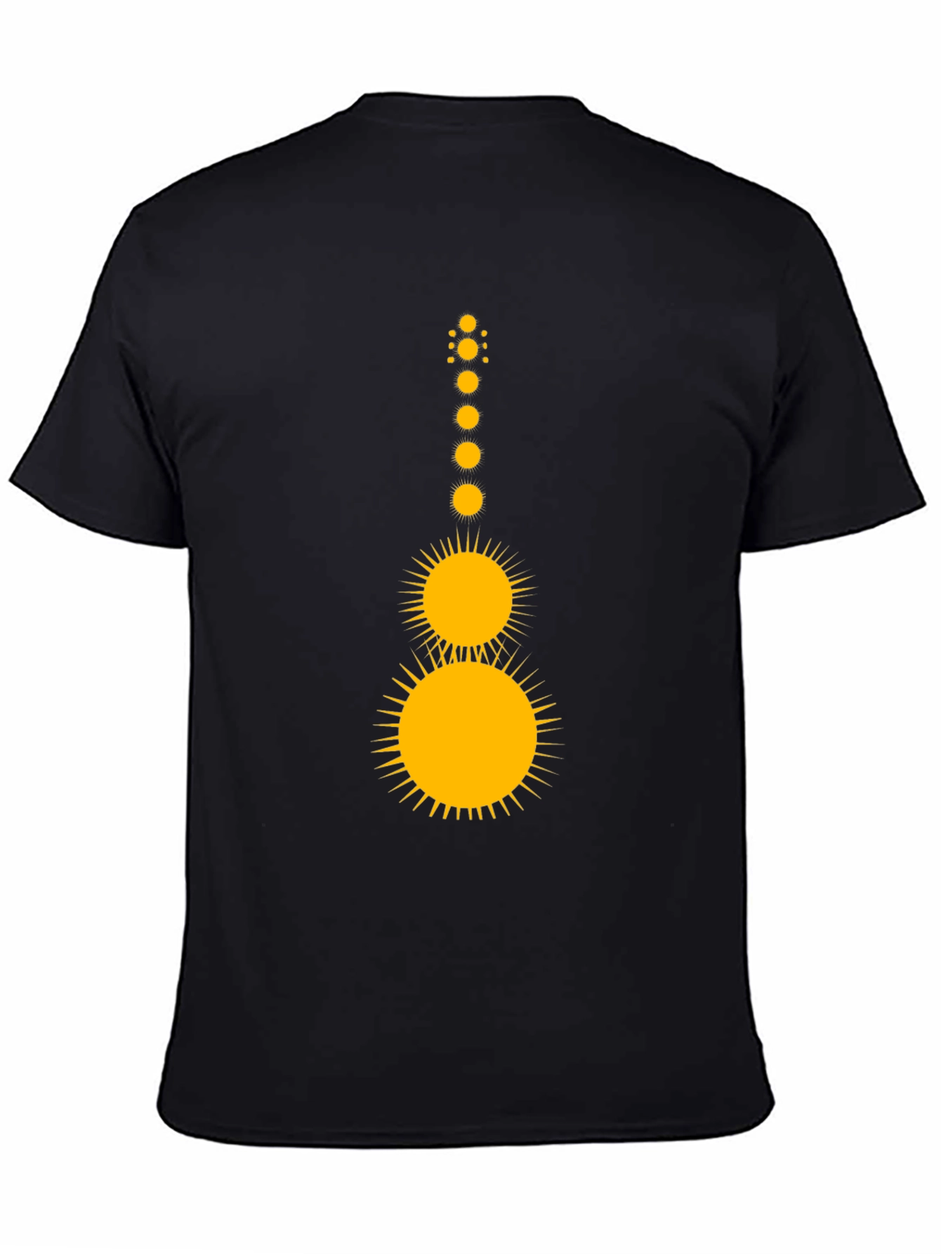 Solar Guitar Graphic Tee - Black