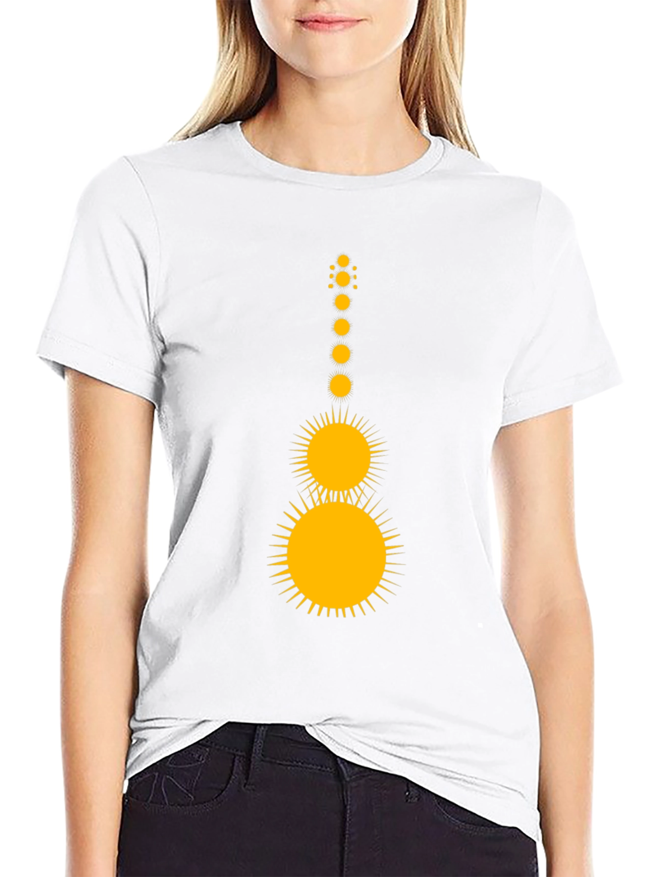 Solar Guitar Graphic Tee - Black