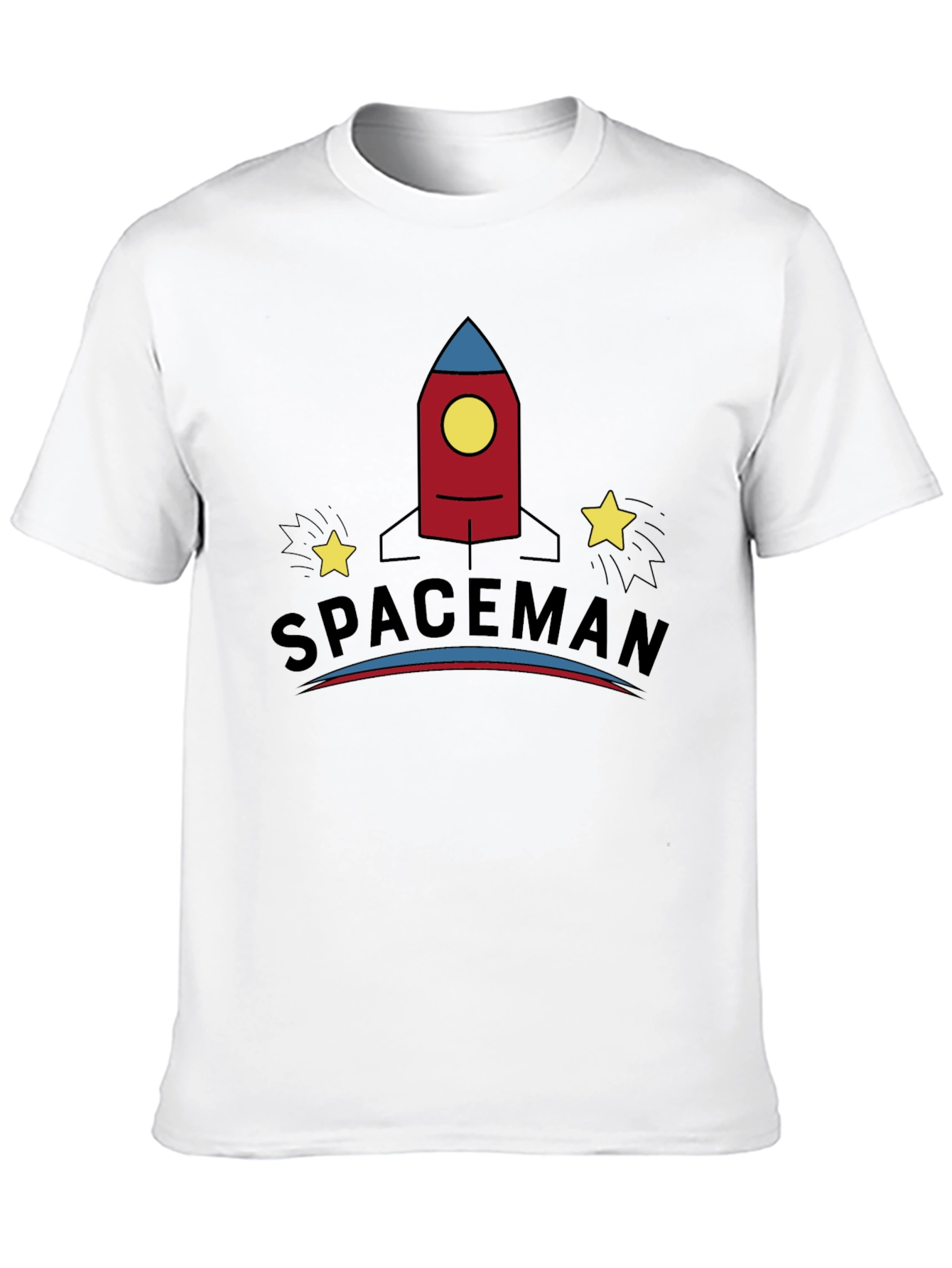 Spaceman Rocket Graphic Tee