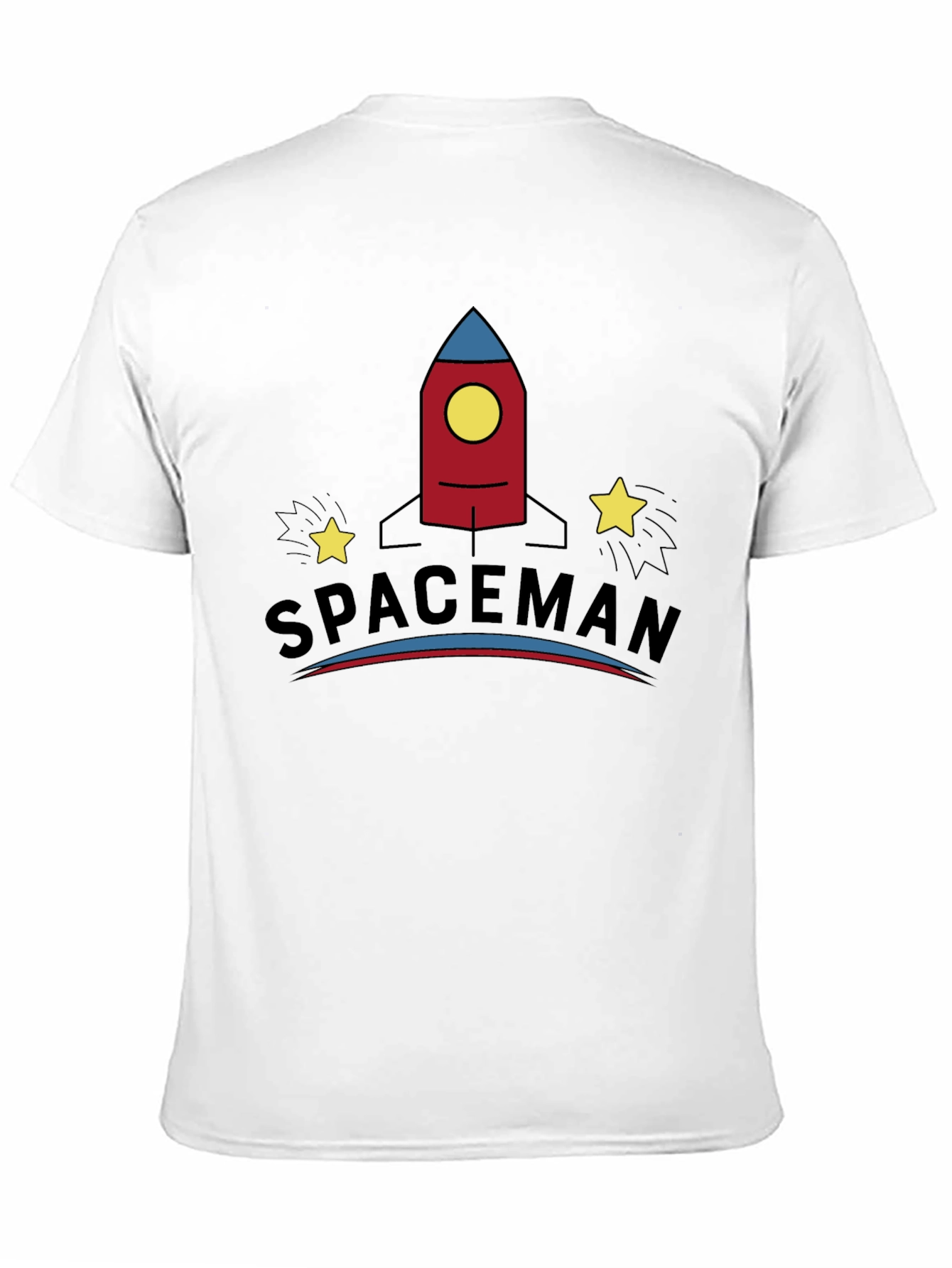 Spaceman Rocket Graphic Tee