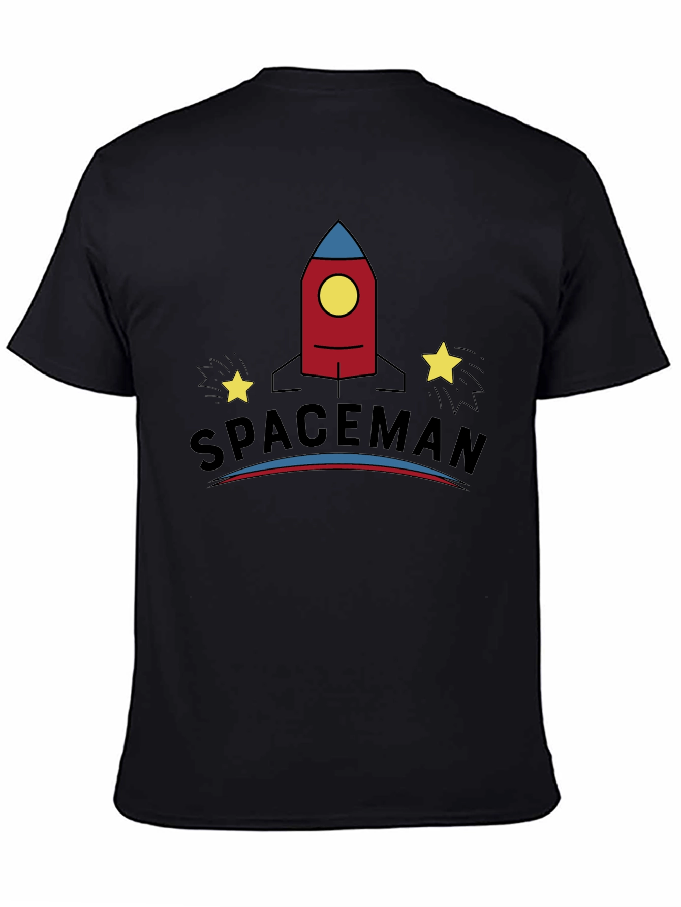 Spaceman Rocket Graphic Tee