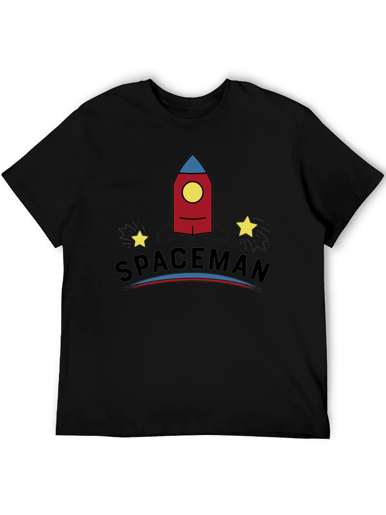 Spaceman Rocket Graphic Tee